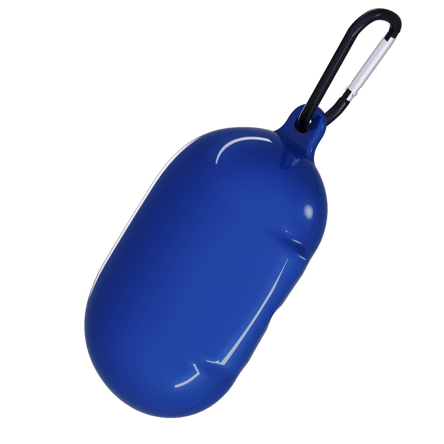 ROITON for Galaxy Buds Case, Shockproof Drop Scratch Resistant Protective PC Cover Case with Carabiner Extending The Wireless Charging Life of Samsung Galaxy Buds (Blue)