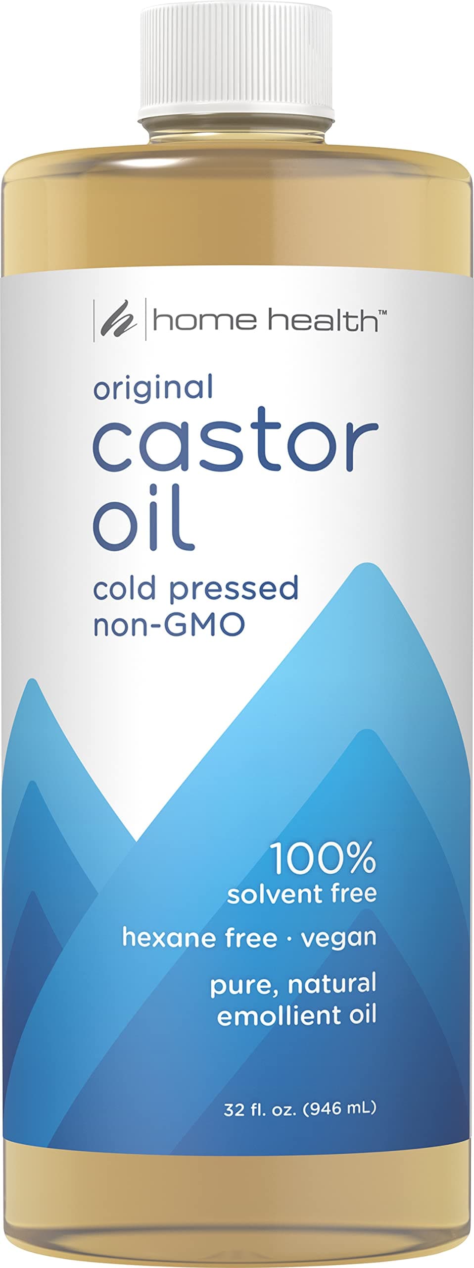 Home Health Castor Oil, Cold Pressed and Cold Processed, 32-Ounce