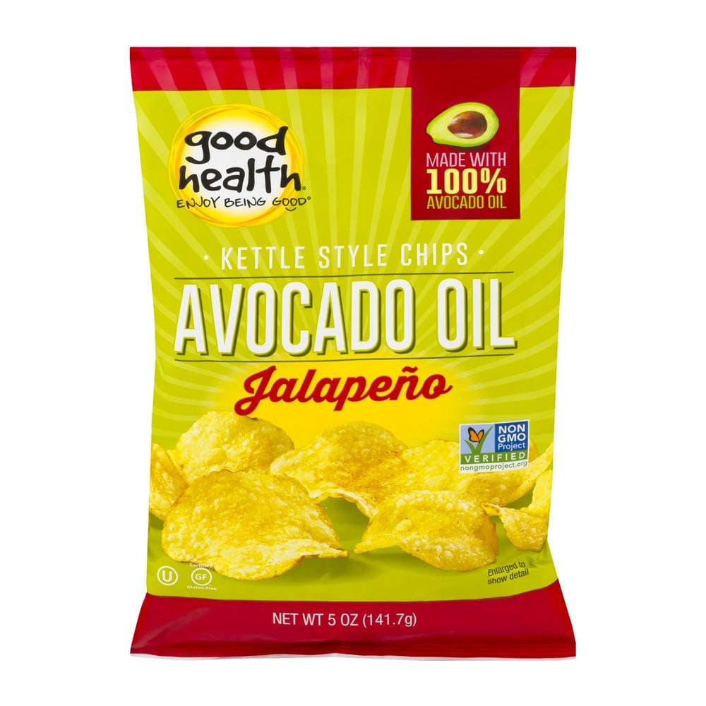 Good Health Chips Pot Avocado Oil, Jalapeno, 5 oz, pack of 12