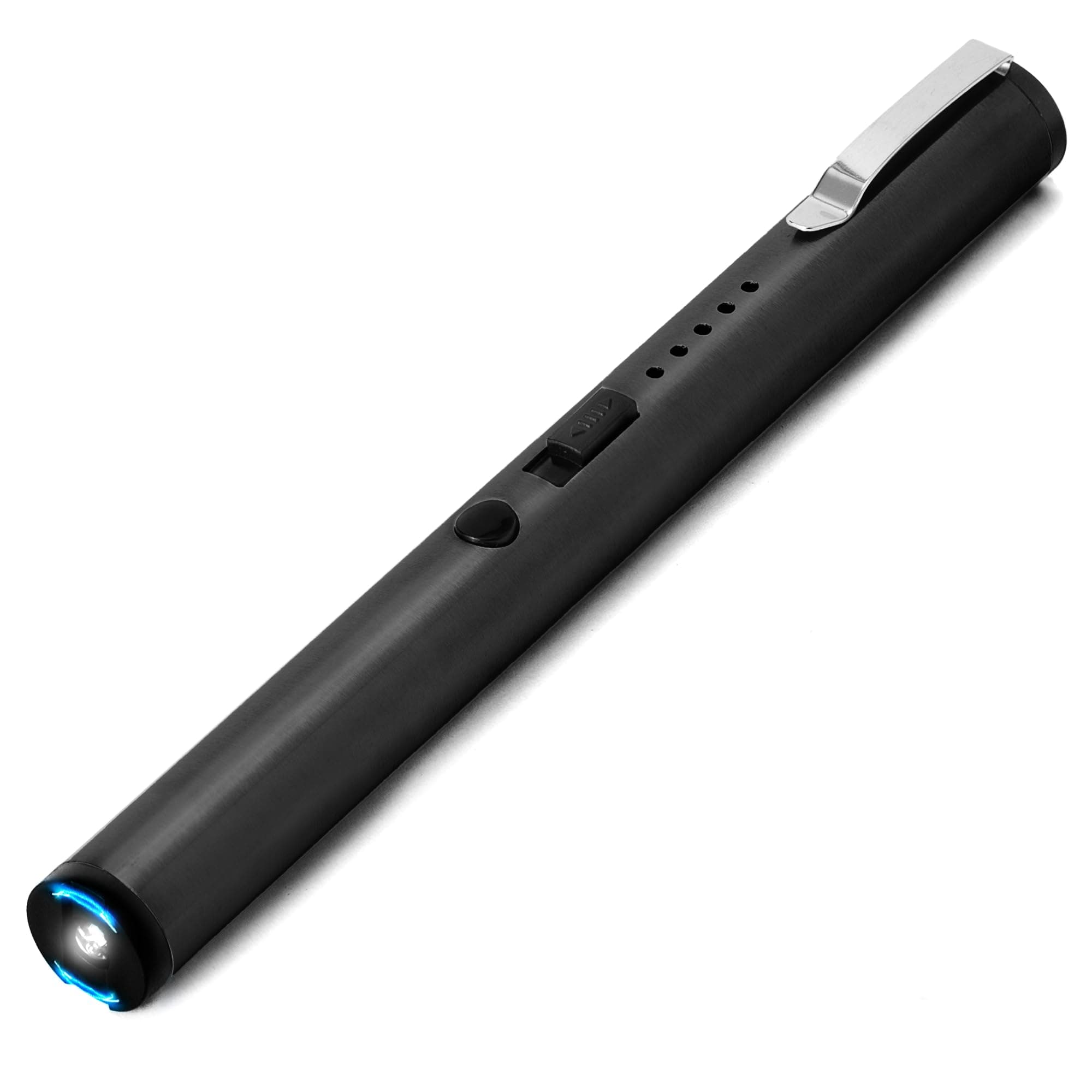 Enlight Pen Stun Gun Self Defense, Pain Pen Device, Battery Life Indicator, Belt Clip, Tactical Stun Pen Flashlight for Women and Men Protection, 6.10 Inches