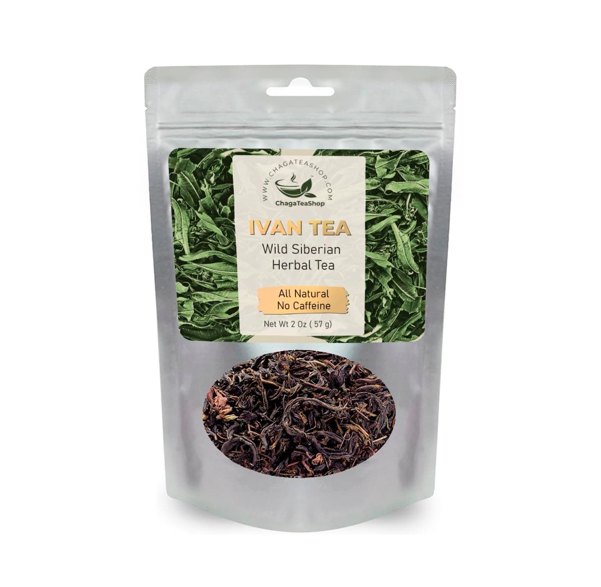 Siberian Fermented Wild Ivan Chai Loose Herbal Tea All Natural, No Caffeine (NET WT 2 OZ (57G))