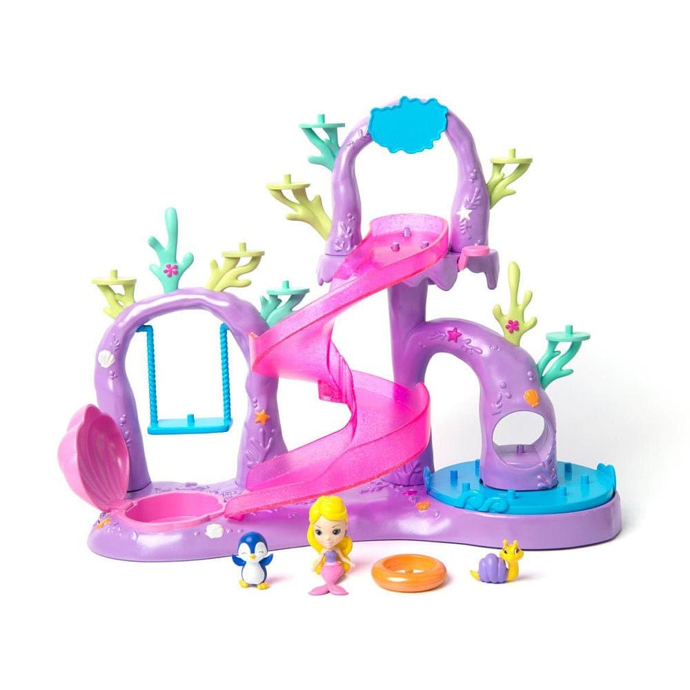 Splashlings Coral Playground - Includes Play Set, 1 Mermaid, 2 Splashling Figurines