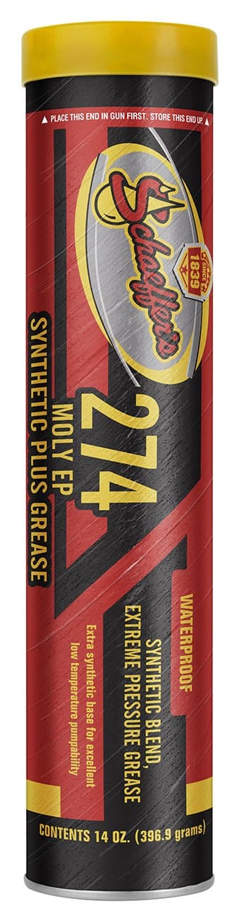 Schaeffer Manufacturing Co. 02742-029S Moly EP Synthetic Plus Grease, NLGI #2, 14 oz.
