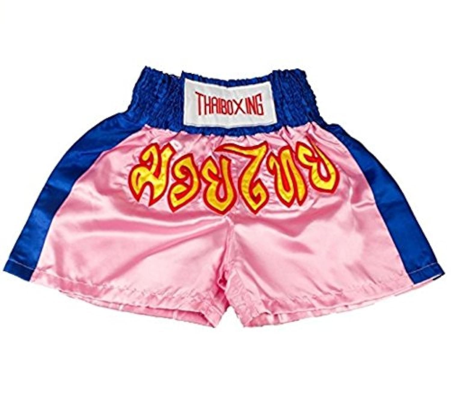 Kids Muay Thai Boxing Shorts Kick Boxing Trunks Satin