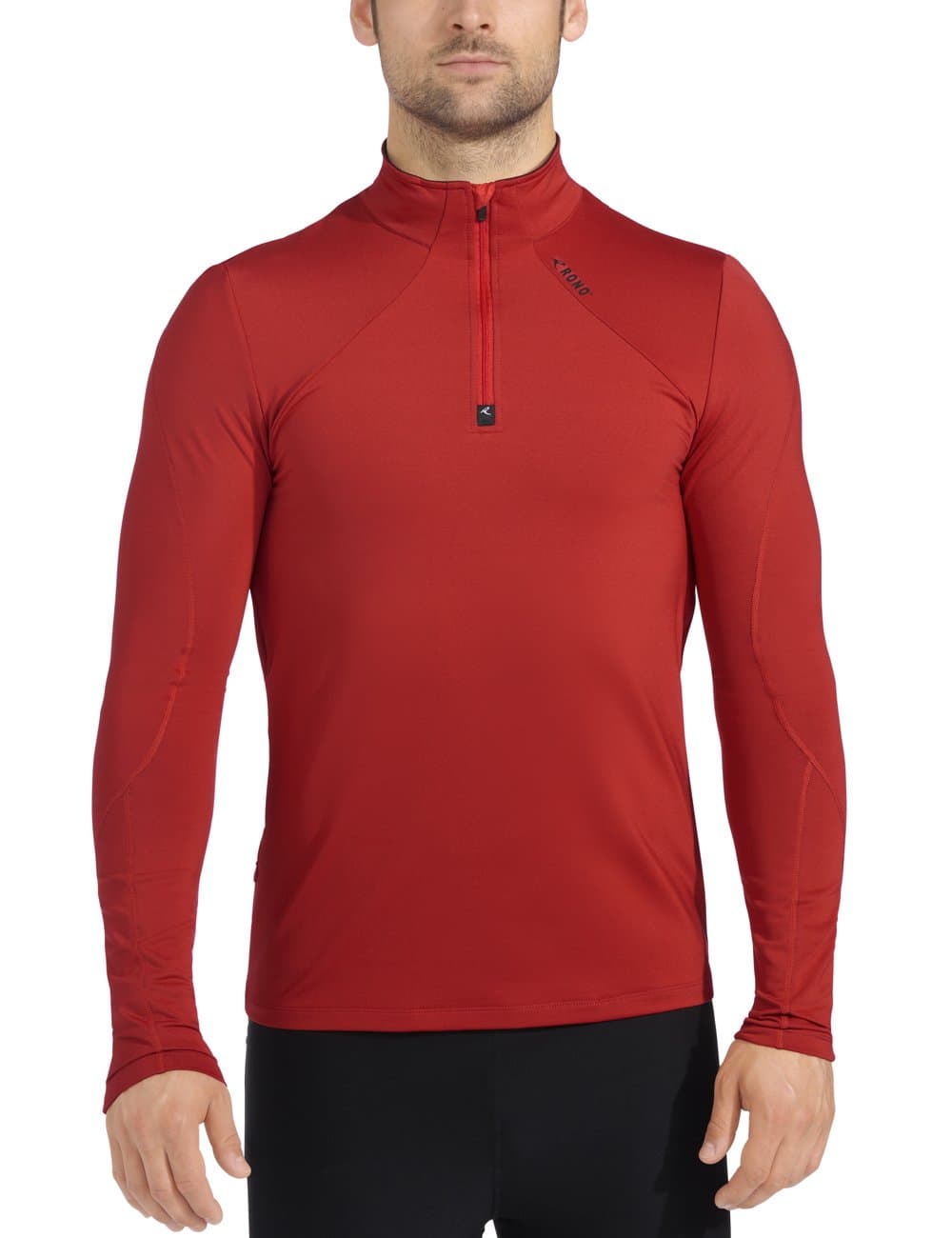 Rono He Dry II Polo pour homme à col montant zippé Bleu (323) Bleu roi (323) s