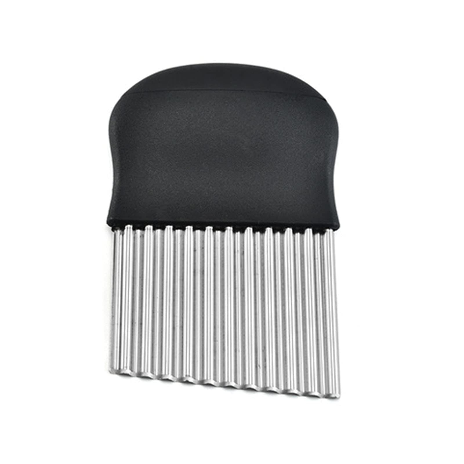 Potato Cutter,13cmx9cm Stainless Steel Potato Cutter,Use for Cutting Potatoes, Cucumbers, Tomatoes, Carrots, Apples, Kiwi and Watermelons,Homemade Fries, Salad Toppings, Stir-Fries and Garnishes,Bla