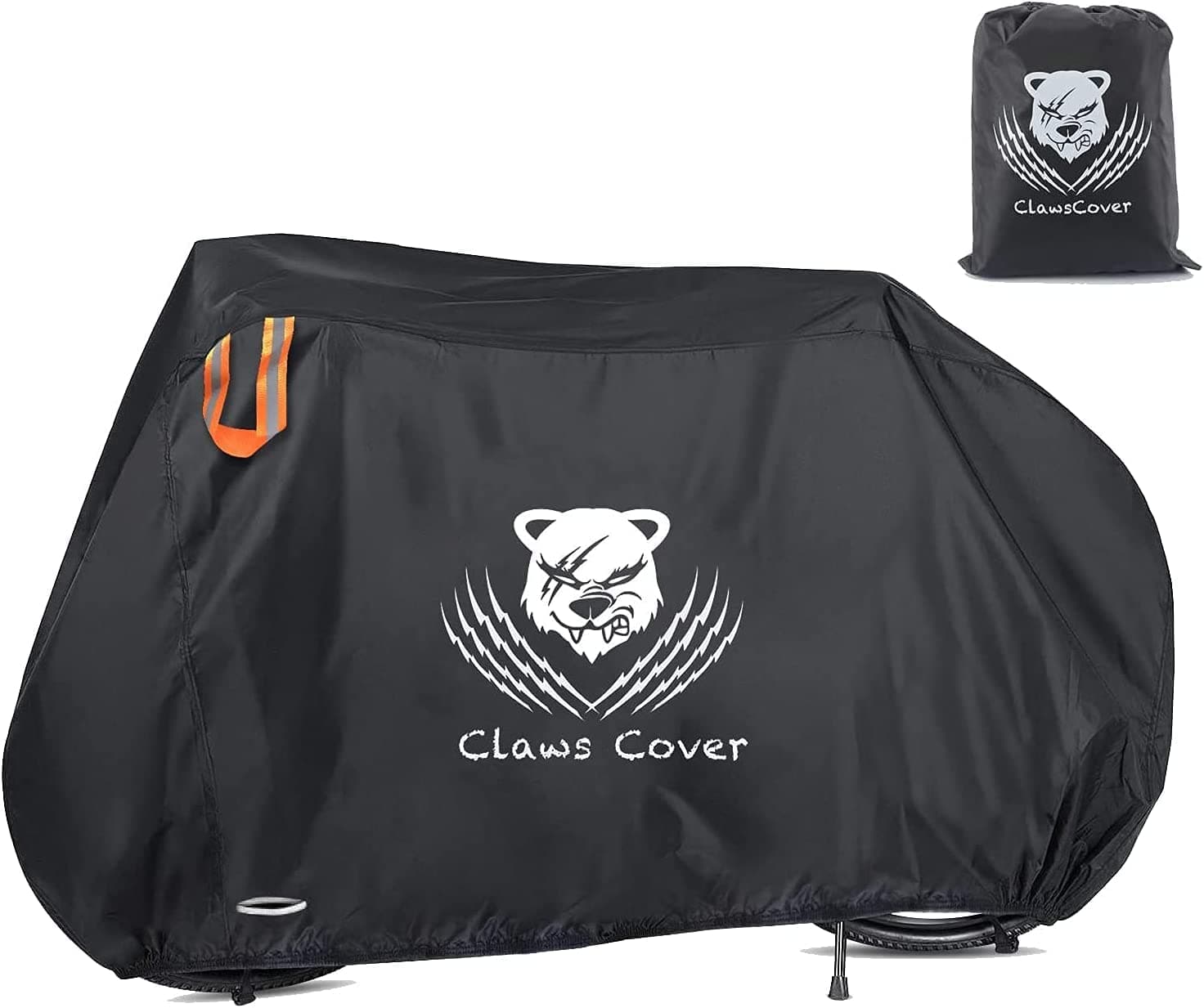 ClawsCover Bikes Covers Waterproof Heavy Duty 420D Oxford Bicycles Cover Accessories with Lock Hole Outdoor All Weather for Mountain Road Electric Beach Cruiser Exercise Hybrid Bike,for 1,2 or 3 Bikes