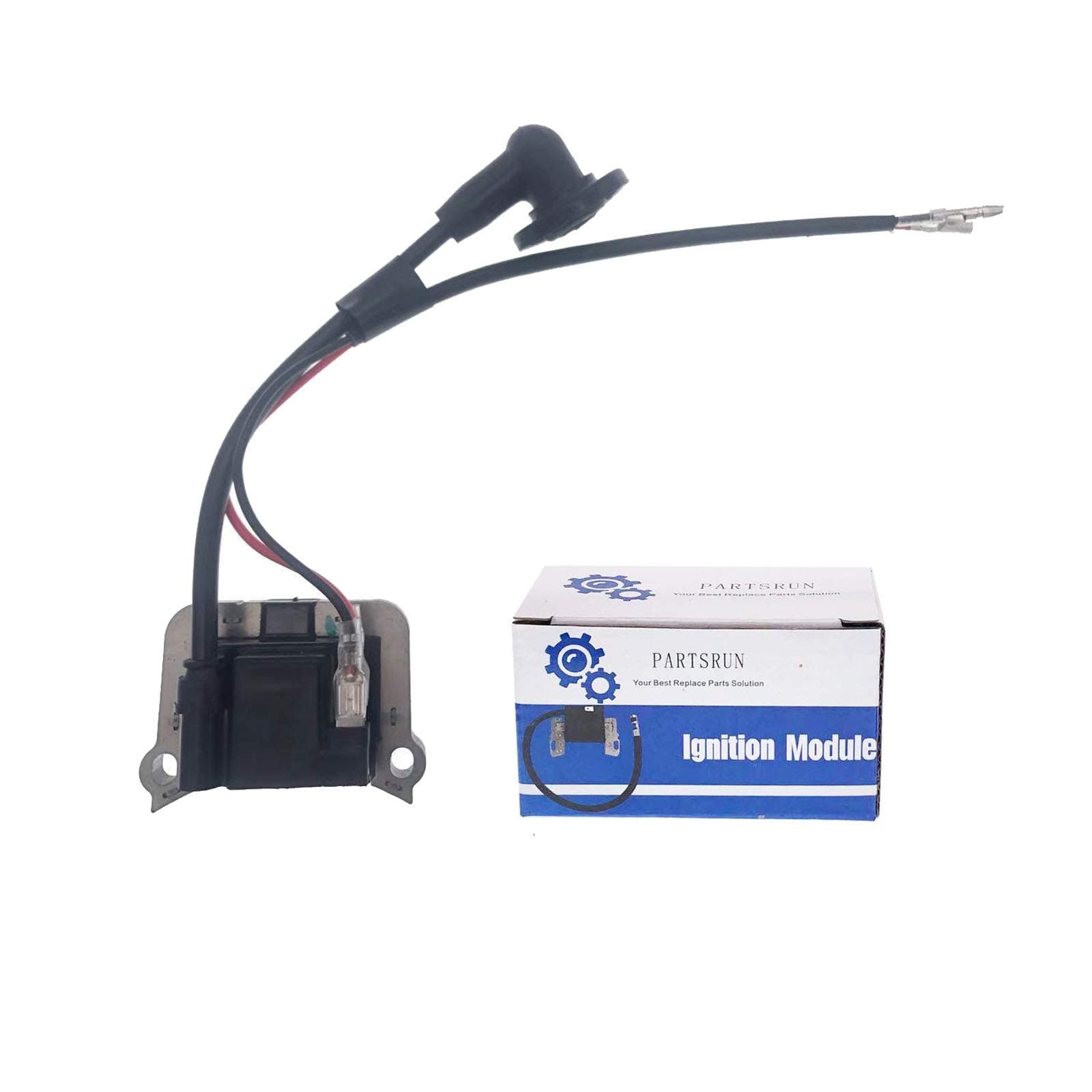 PARTSRUN Genuine Ignition Coil Replaces Trimmer Ignition Coil for Mitsubishi Brush Cutter TL33 TB33 TU33 BG33 KE04025AA ZF766-1