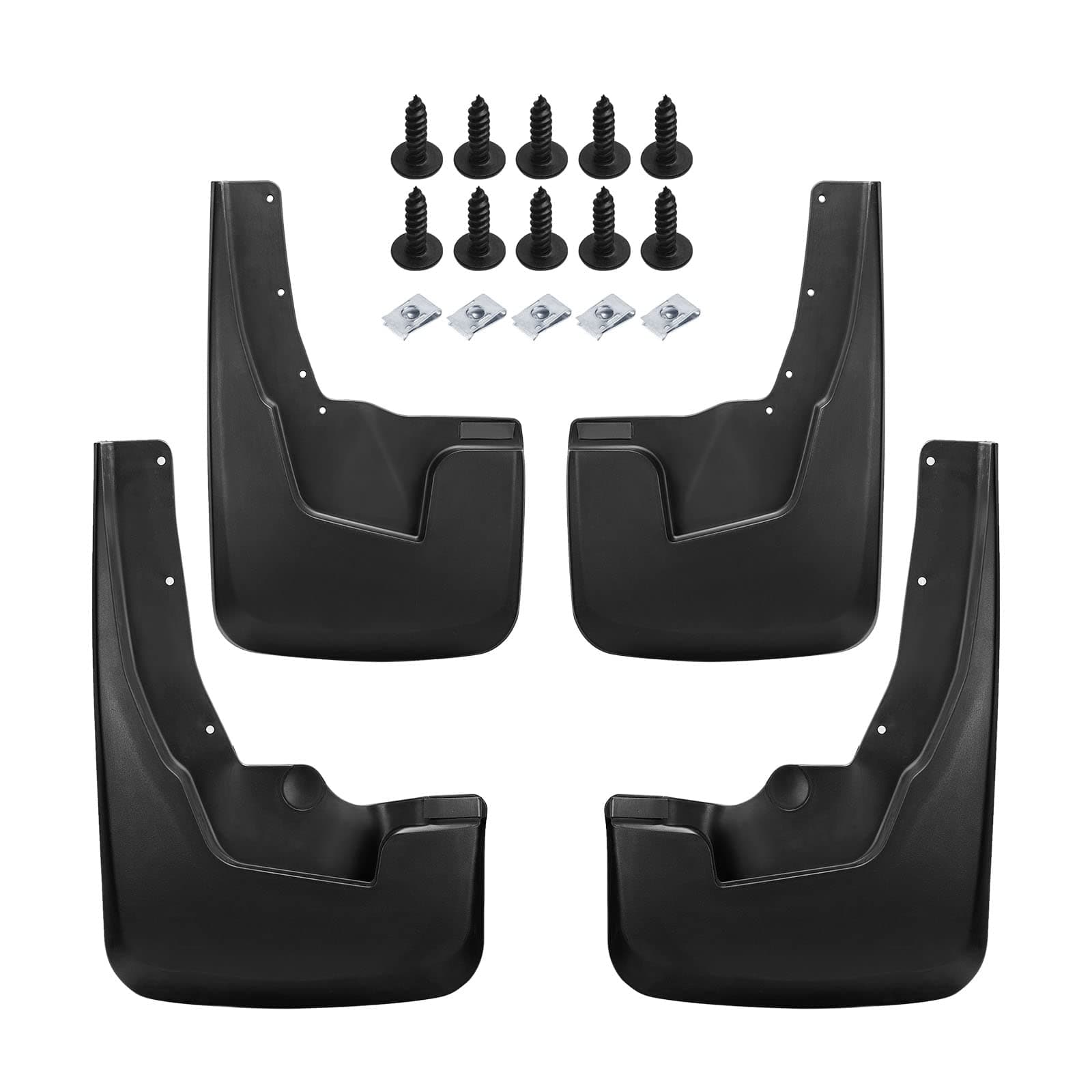 SPEEDWOW Mud Guards Fit for 2019-2022 Dodge Ram 1500,Front and Rear 4Piece/Set（No Drilling Required