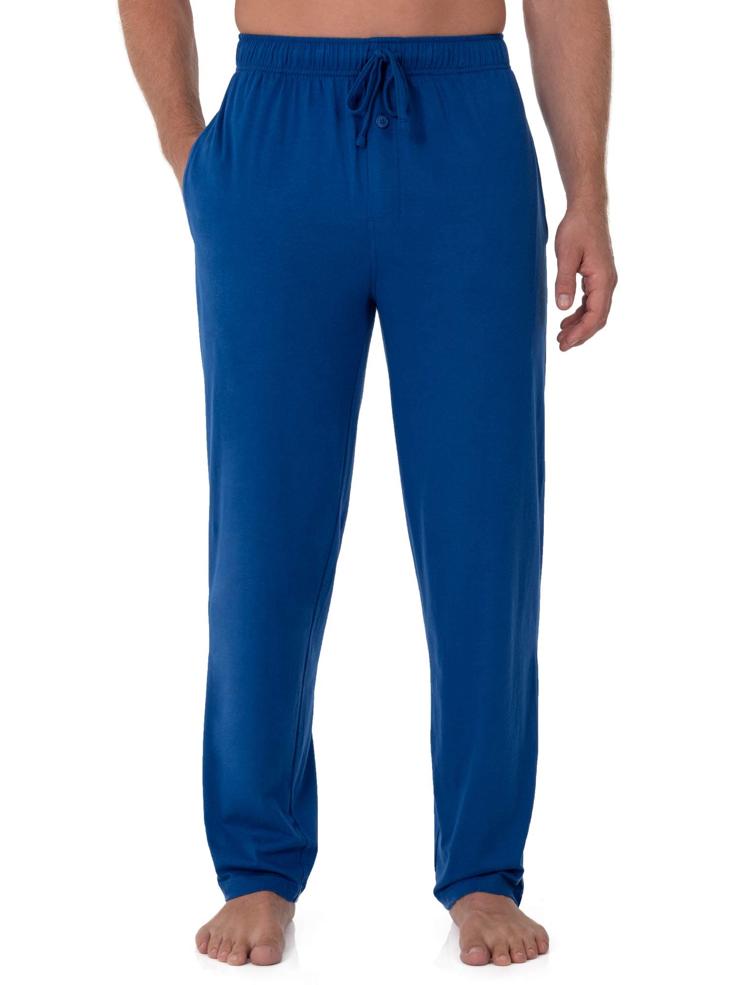 mens Extended Sizes Jersey Knit Sleep Pant (1 & 2 Packs) Pajama Bottom