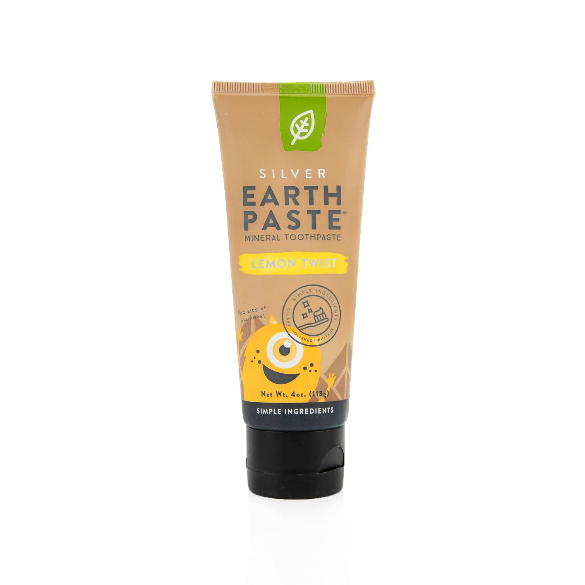 – Earthpaste - Natural Non-Flouride Toothpaste, LemonTwist, 4 Ounce Tube (1 Pack)