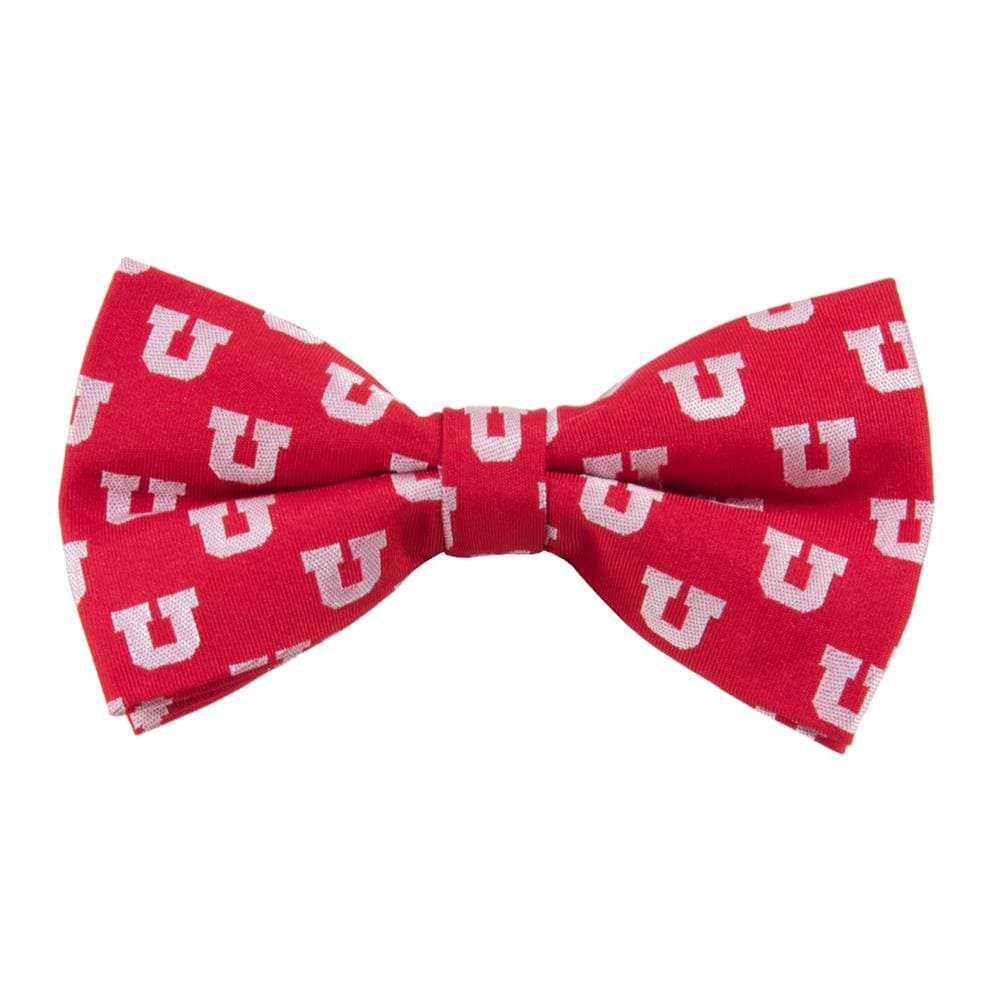 Utah Repeated Logo Bow Tie - Utes College Team Bowties
