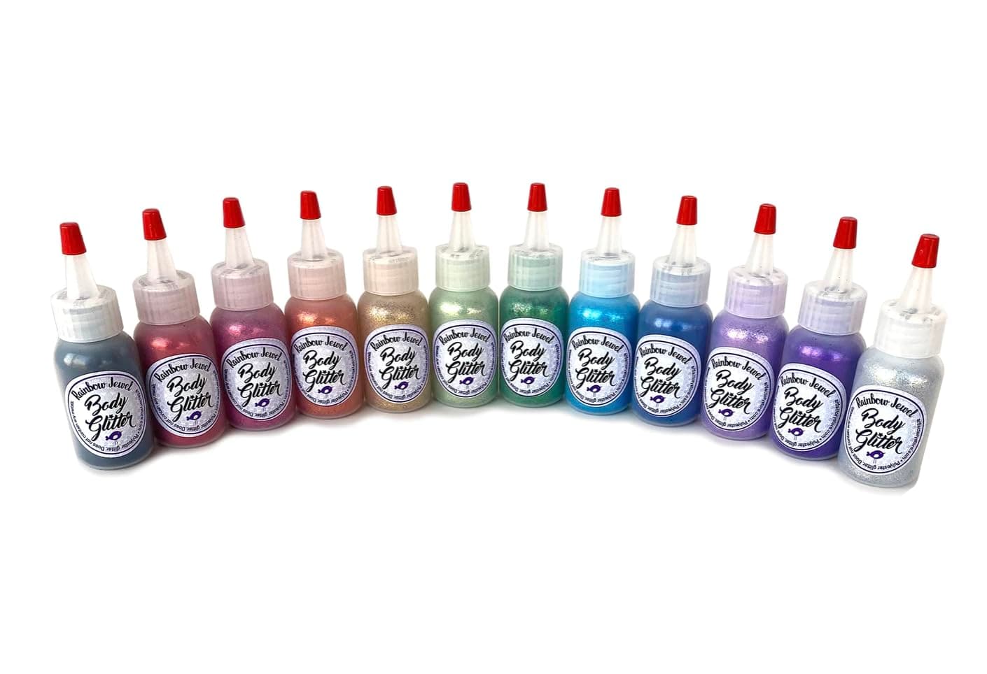 Glitter Tattoos Glitters in Squeeze Bottles Rainbow Glitters