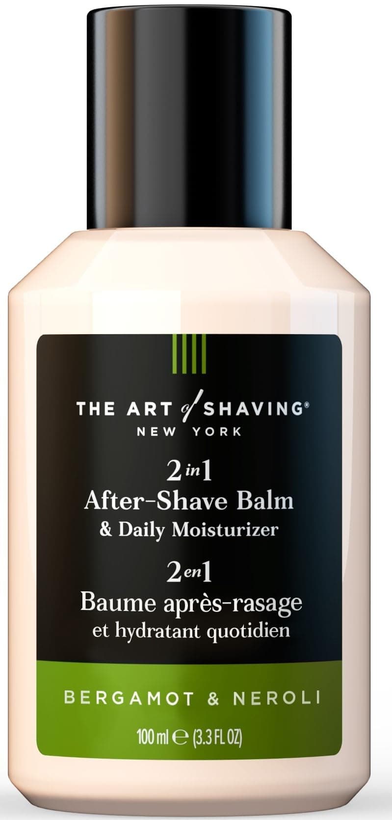 The Art of Shaving Bergamot & Neroli 2 in 1 After-Shave Balm & Daily Moisturizer for Men – Provides 8 hours of Restorative Hydration – Clinically Tested for Sensitive Skin – 3.3 oz