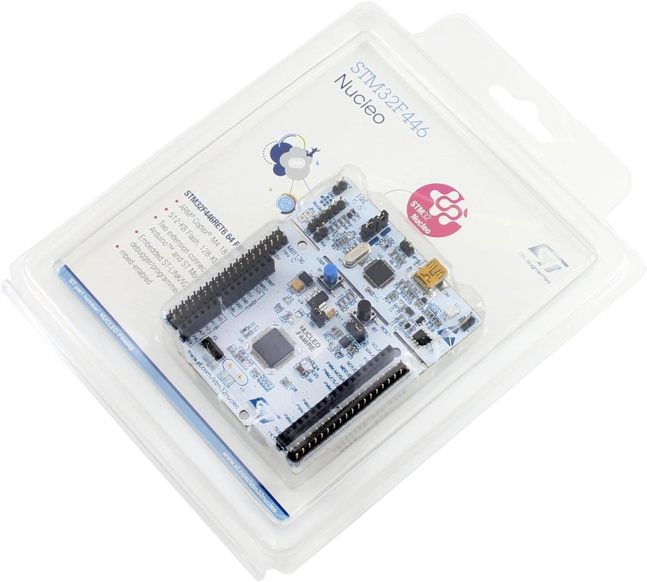 STM XYG-Study NUCLEO-F446RE with MCU STM32F446RET6 supports Arduino STM32 Nucleo mbed Development Board integrates ST-LINK/V2-1