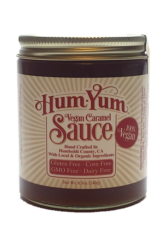 HumYum Vegan Caramel Sauce - Gluten Free - Corn Free - Made in USA