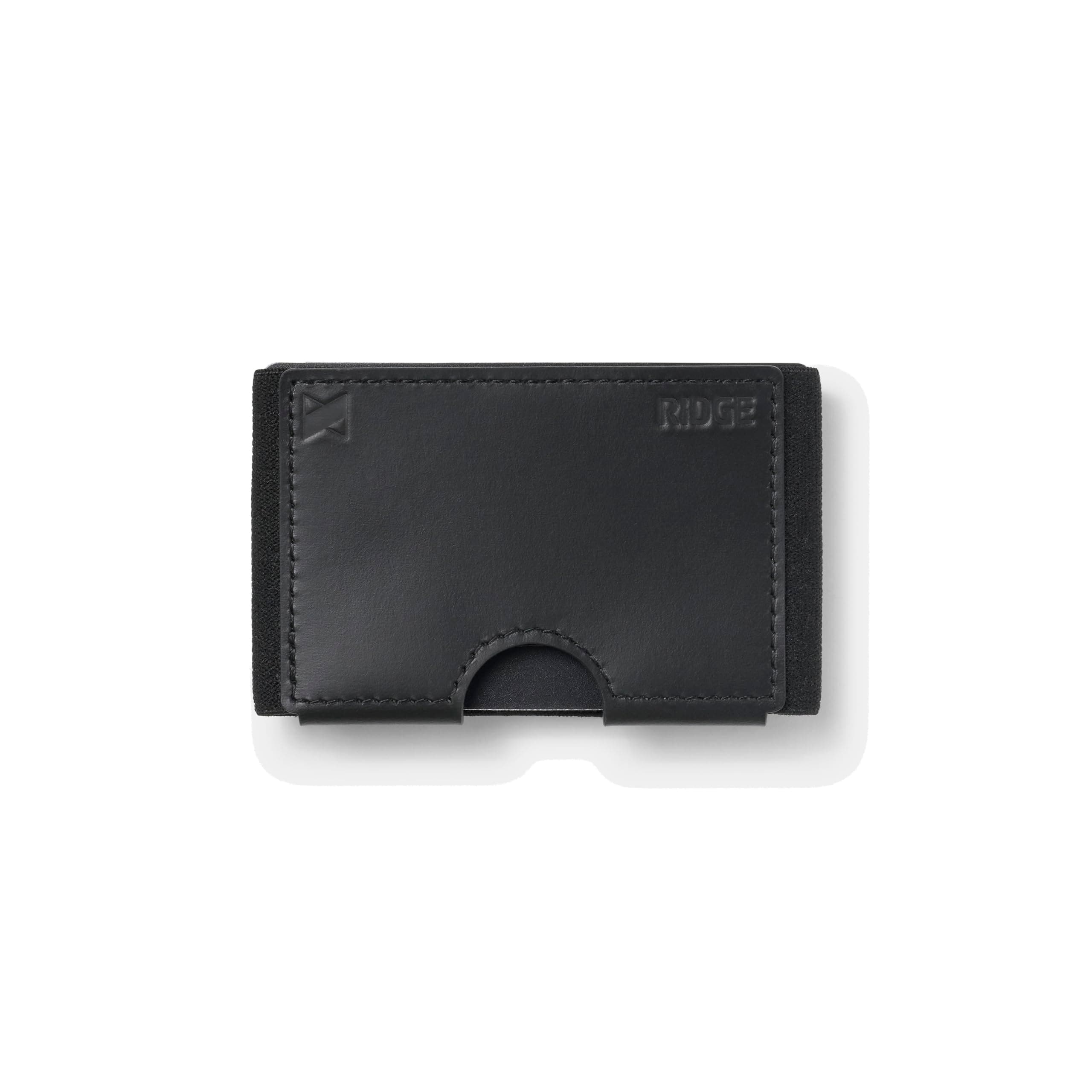 Ridge Biflex Wallet for Men - Slim Minimalist Compact Wallet with RFID Protected Lining, Leather Front Pocket Wallets for Men (MKBHD)