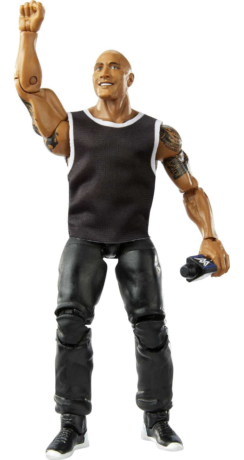 The Rock Elite Collection Action Figure, 6-in Posable Collectible Gift for WWE Fans Ages 8 Years Old & Up