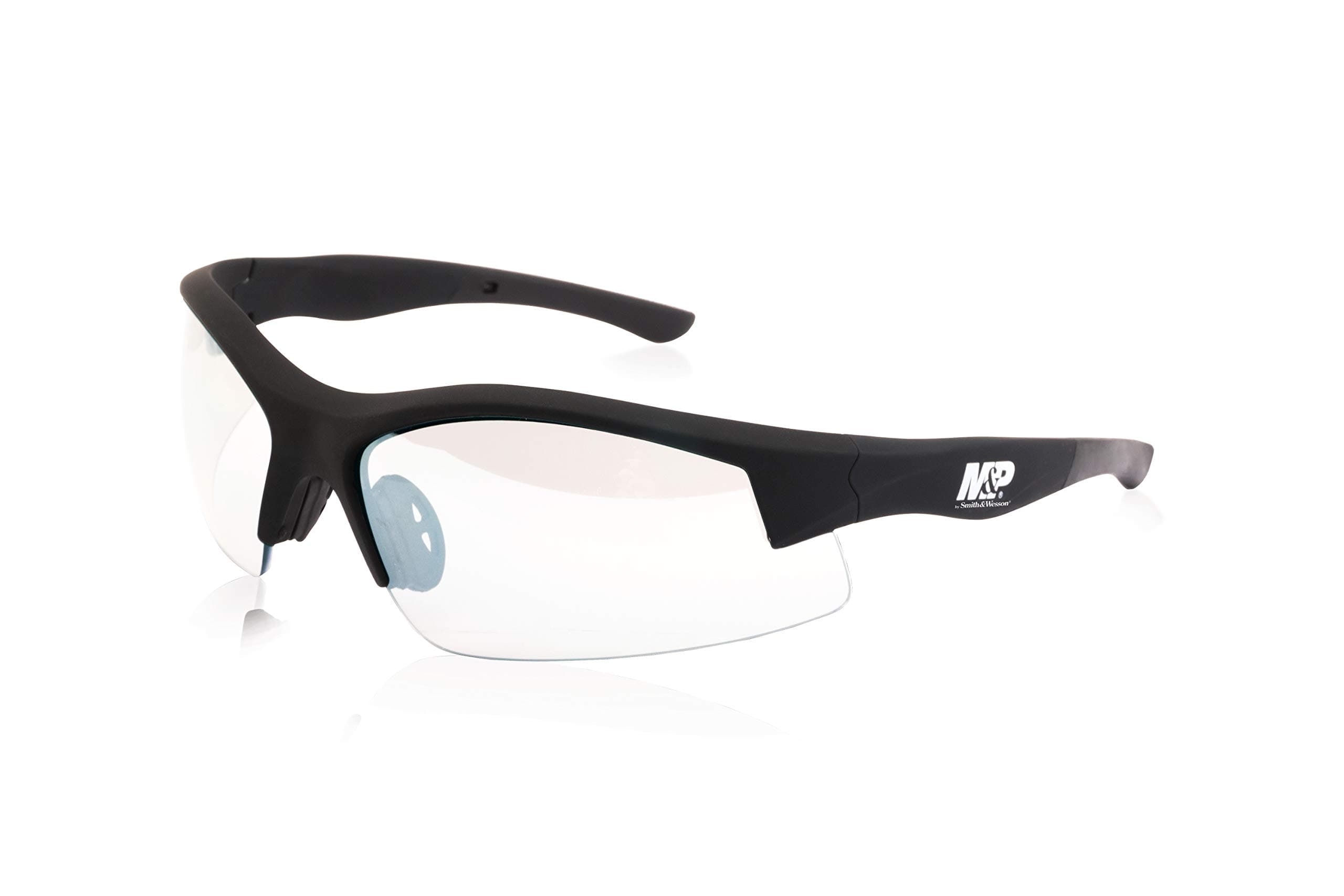 M&P Super Cobra Frame Shooting Glasses with No-Slip Rubber, Impact Resistance and Anti-Fog Lenses for Shooting, Working and Everyday Use