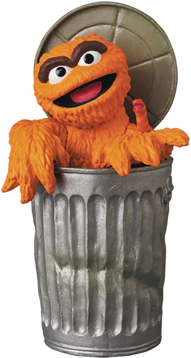 Medicom Sesame Street: Oscar The Grouch (Original Orange Version) Ultra Detail Figure