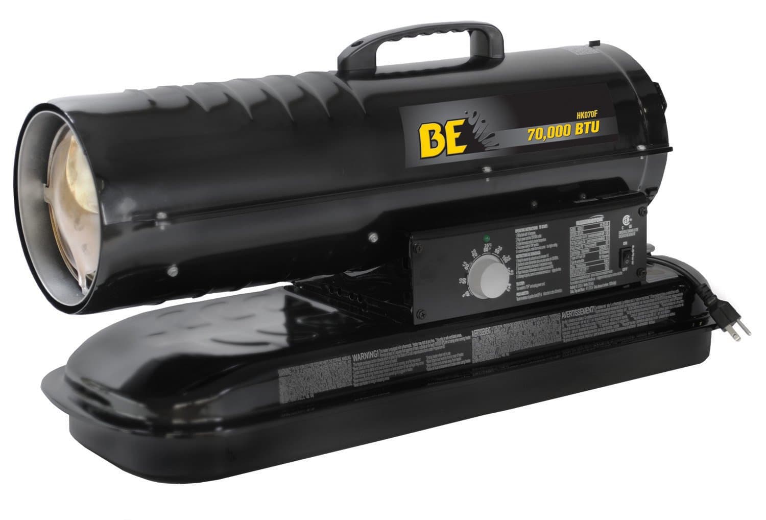 BE Pressure HK070F 70000 BTU Kerosene/Diesel Forced Air Heater, 120V