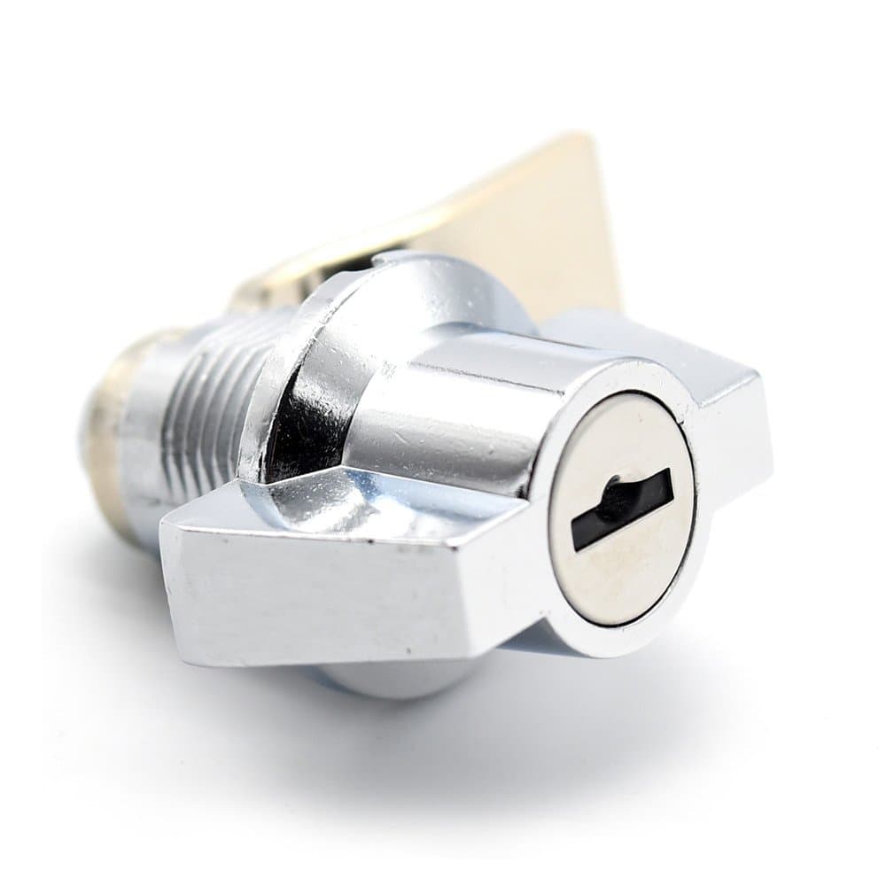 Rarelock Cabinet Butterfly Lock Bright Chrome Zinc Alloy Locker Cabinet Box Furniture Handle Lock