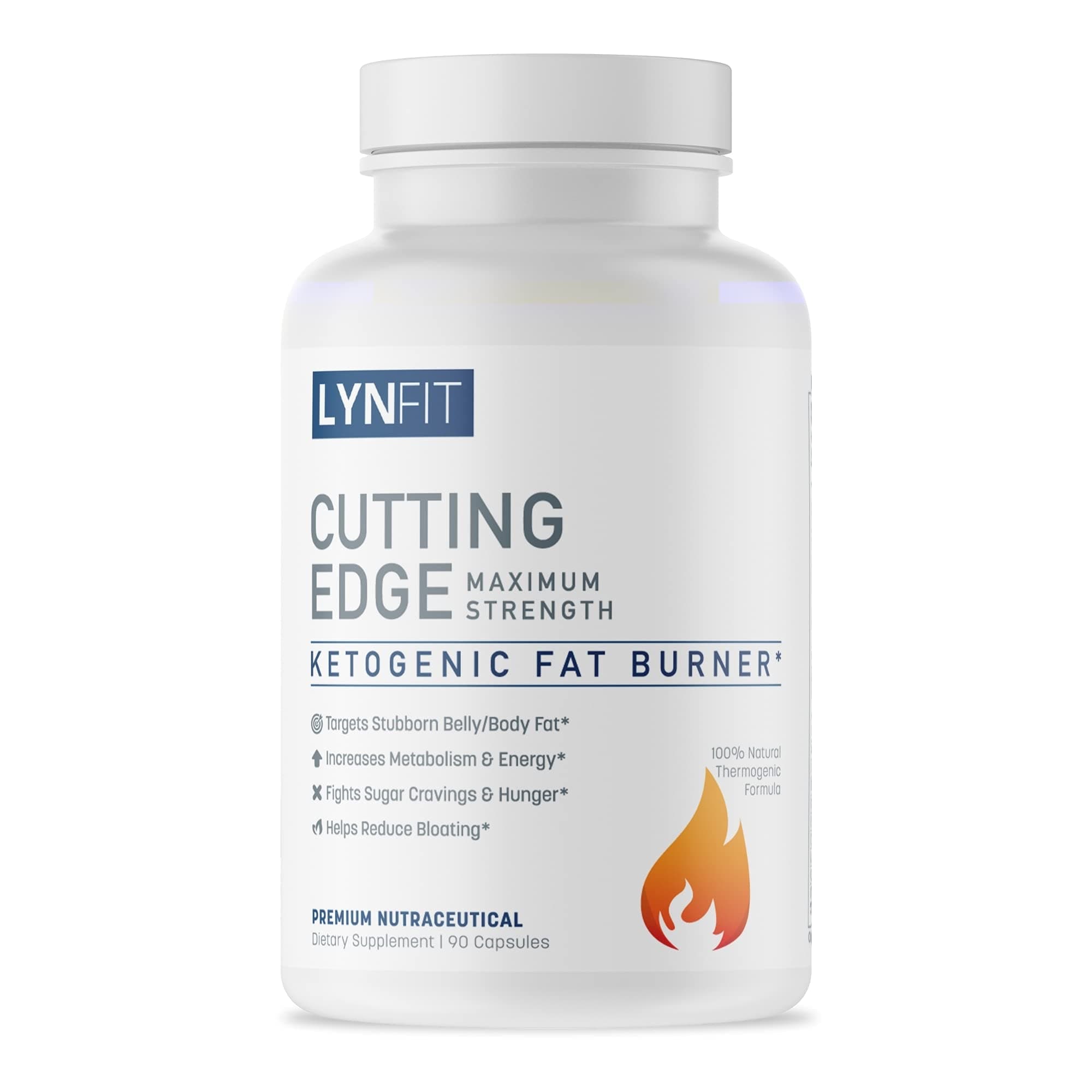 LynFit Nutrition Cutting Edge with 775 mg of L-Carnitine per Serving | Maximum Strength, Supports Fat Loss, Increases Metabolism, and Helps Bring Your Appetite Under Control | 90 Capsules