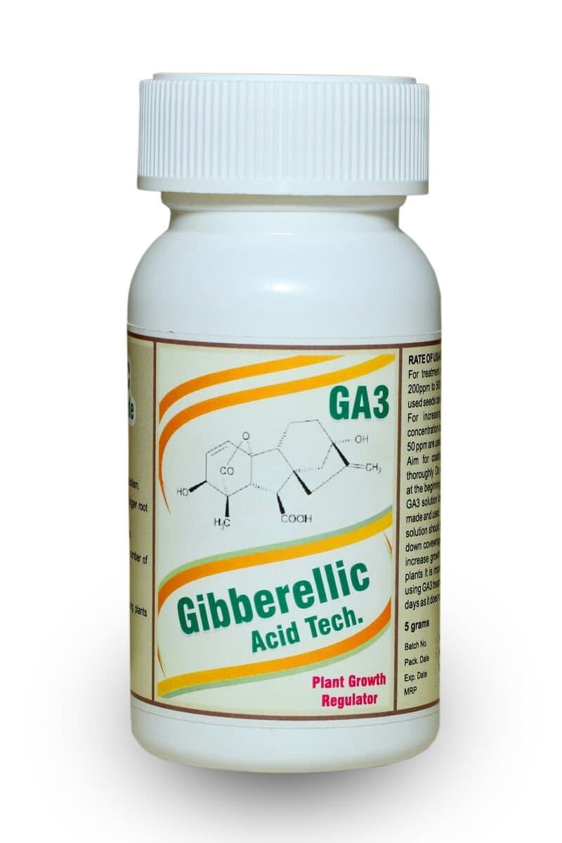Sitrus Technical Garde Plant Growth Regulator Gibberellic Acid , Ga3 Leads To Bigger Plants With Bigger Shoots And Leaves
