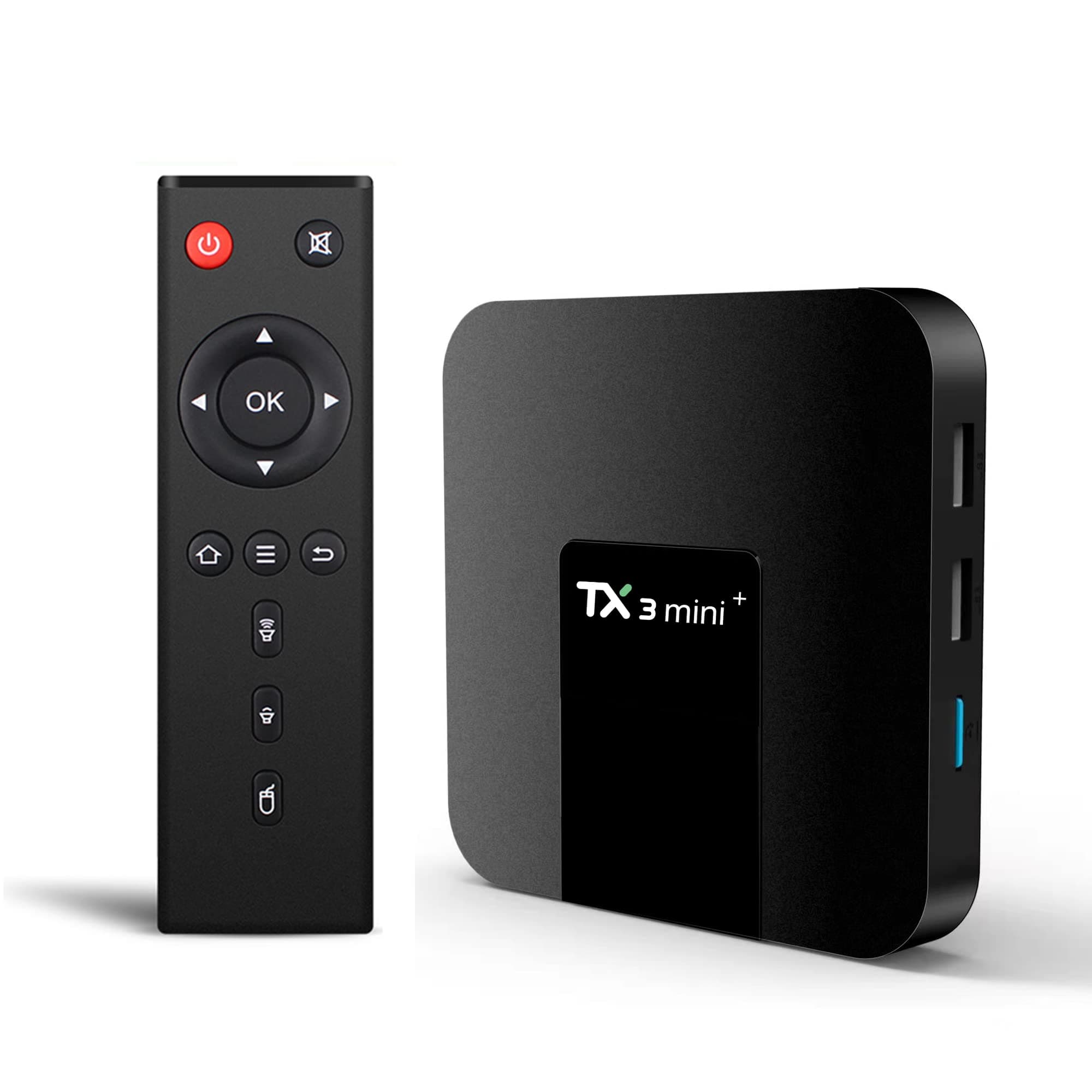TX3 Mini+ Smart Android TV Box Android 11 2GB RAM/16GB ROM Amlogic S905W2 Quad Core 64 Bits 2.4G/5G WiFi 4K - Model No.: TX3mini+ 2GB 16GB