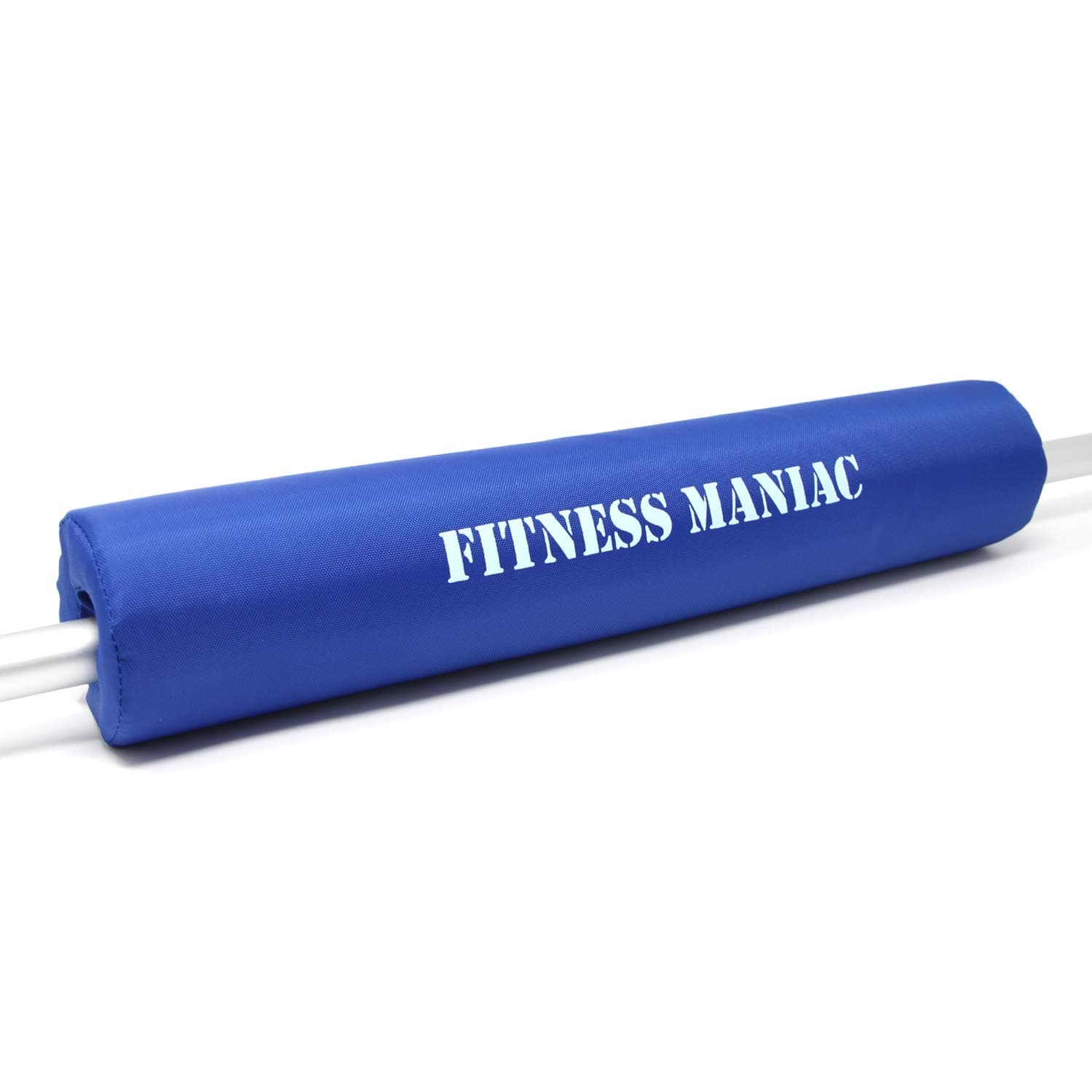 FITNESS MANIAC Barbell Squat Bodybuilding Neck Shoulder Sponge Foam Protector Bar Pad Weight Lifting Olympic and Standard - 15.5” Blue Color
