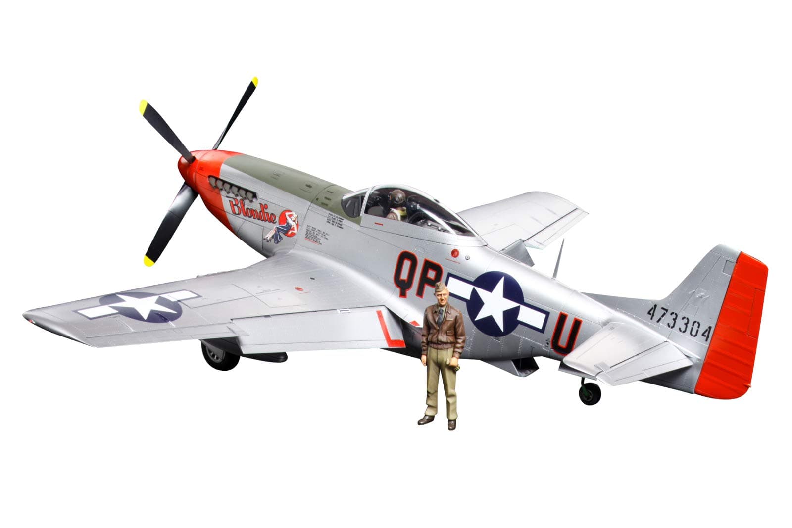 TAMIYA TM60322 P-51D MUSTANG Hobby Model Kit, Multicoloured, 318mm Length