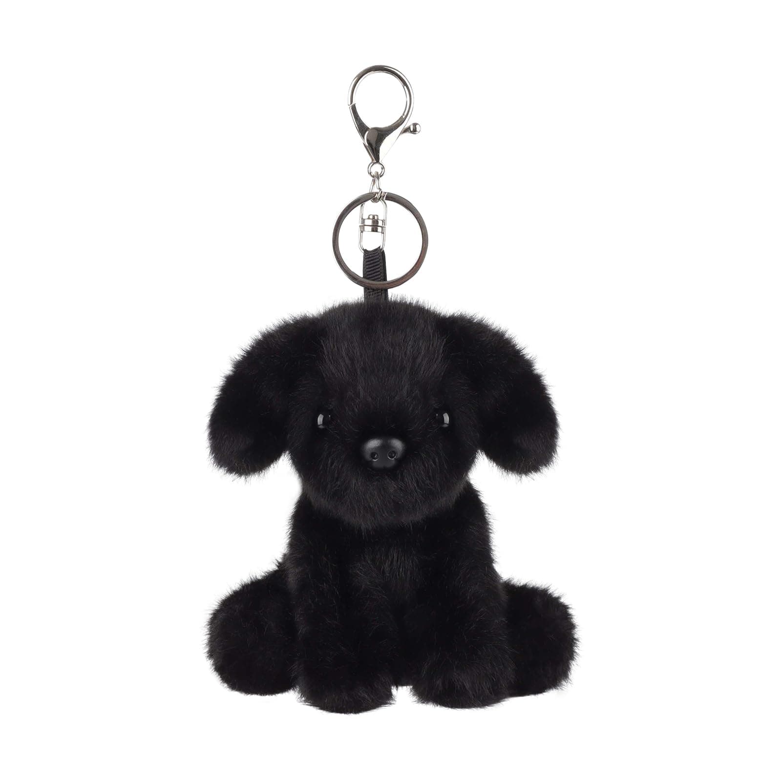 Plush Labrador Dog Puppy Stuffed Animal Soft Keychain for Kids Bag, Purse, Backpack, Handbag