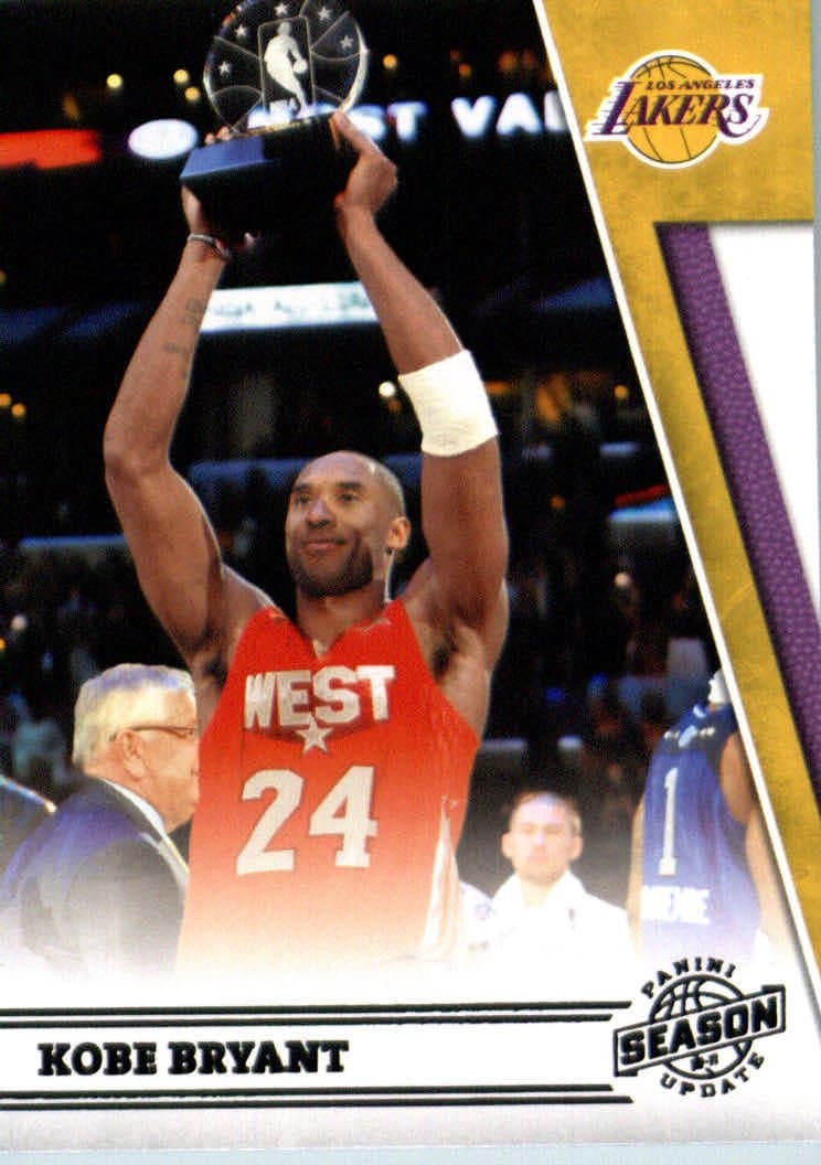 2010/11 Panini Season Update Basketball Card # 193 Kobe Bryant Los Angeles Lakers In a
