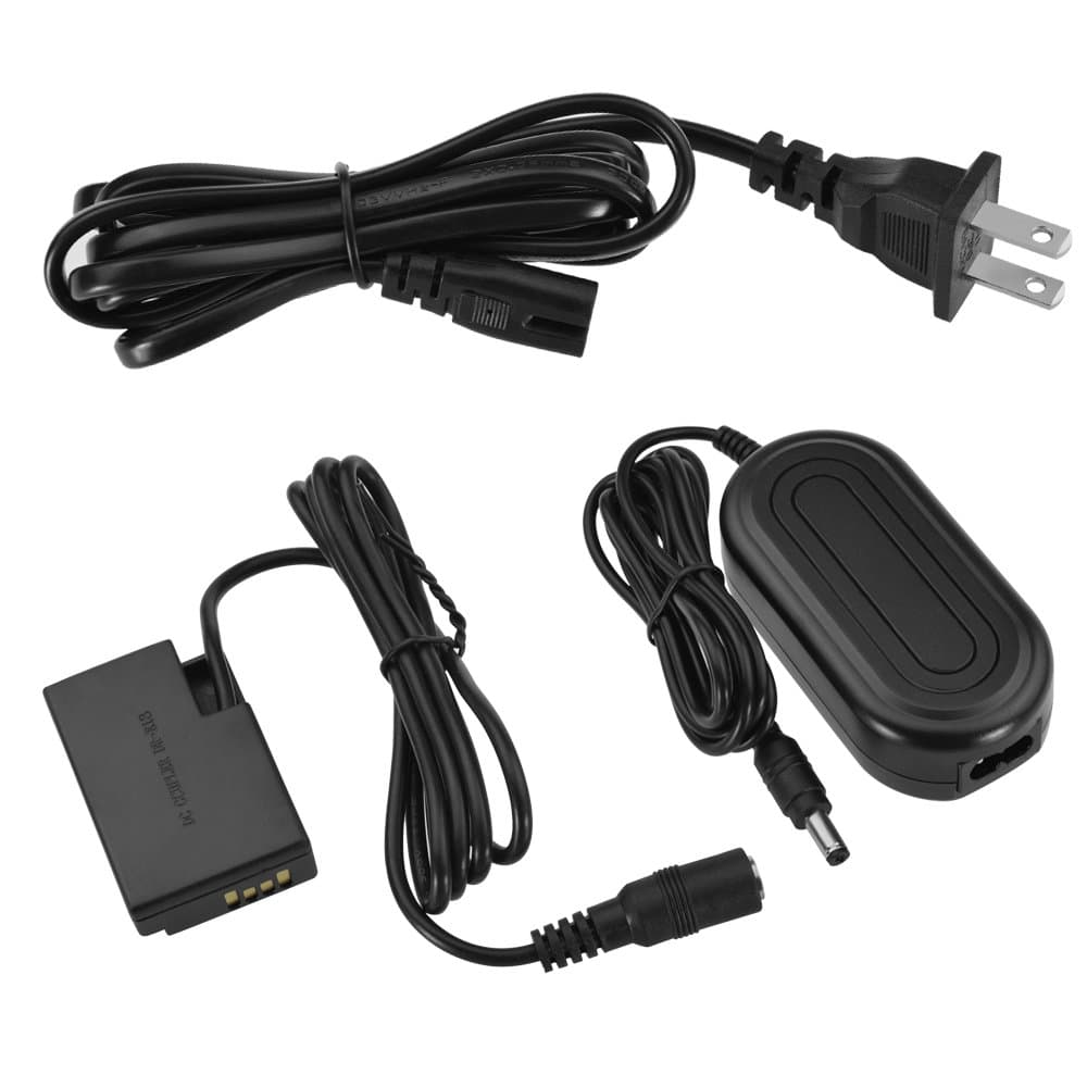 ACK-E18 AC Power Charger Kit Camera Adapter with DC Coupler DR-E18 for Canon EOS 750D 760D 800D Rebel T6i T6s T7i SL3 Digital Cameras