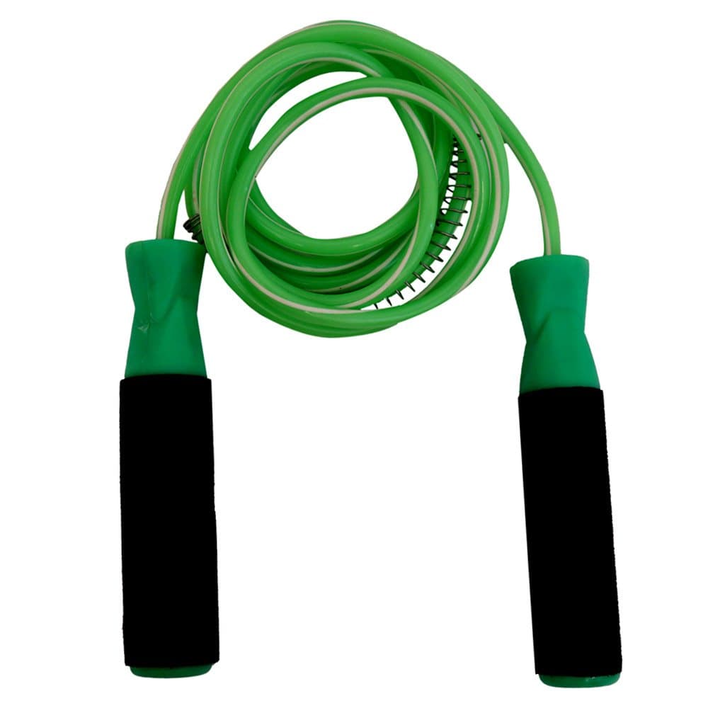 Standard Jumping Skipping Rope with Comfortable Foam Grip for Weight Reducing/Warm-up/Gym/Sports & General Fitness.