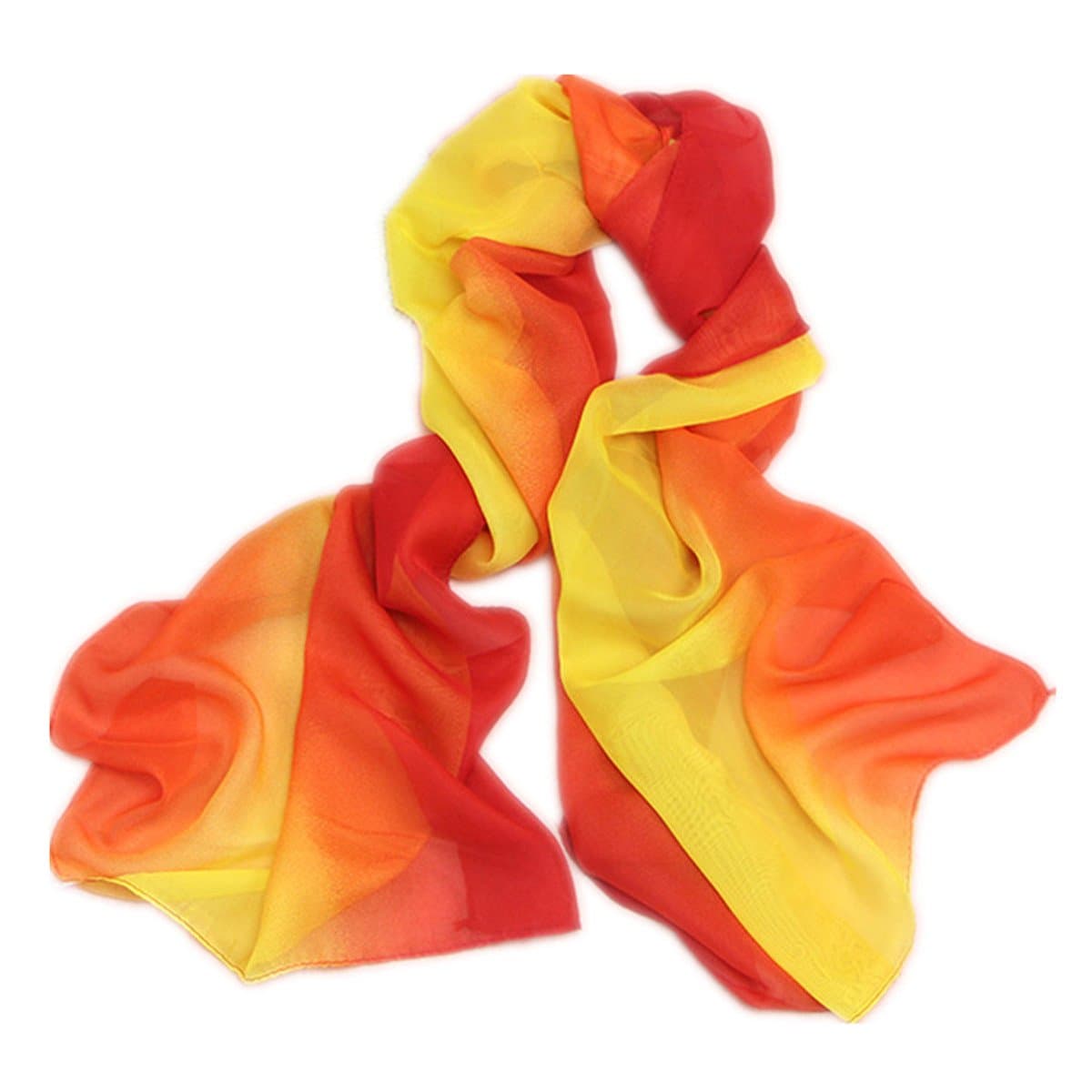 Gradient Colors Chiffon Scarves - Sun Protection, Cycling, Beach Towels