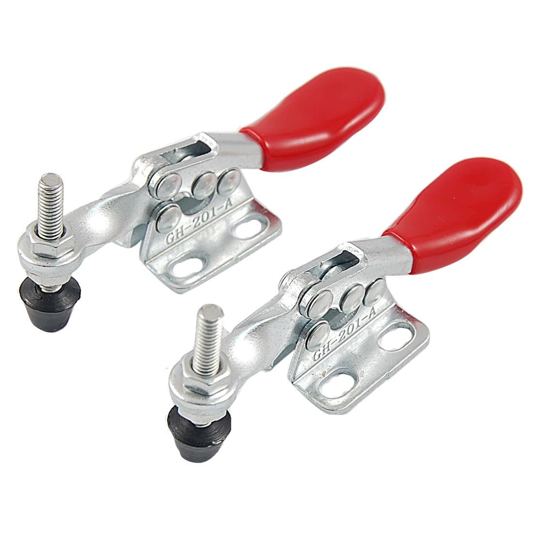 uxcell - a11120300ux0063 Pair 27Kg 60 Lbs Holding Capacity Metal Horizontal Toggle Clamps