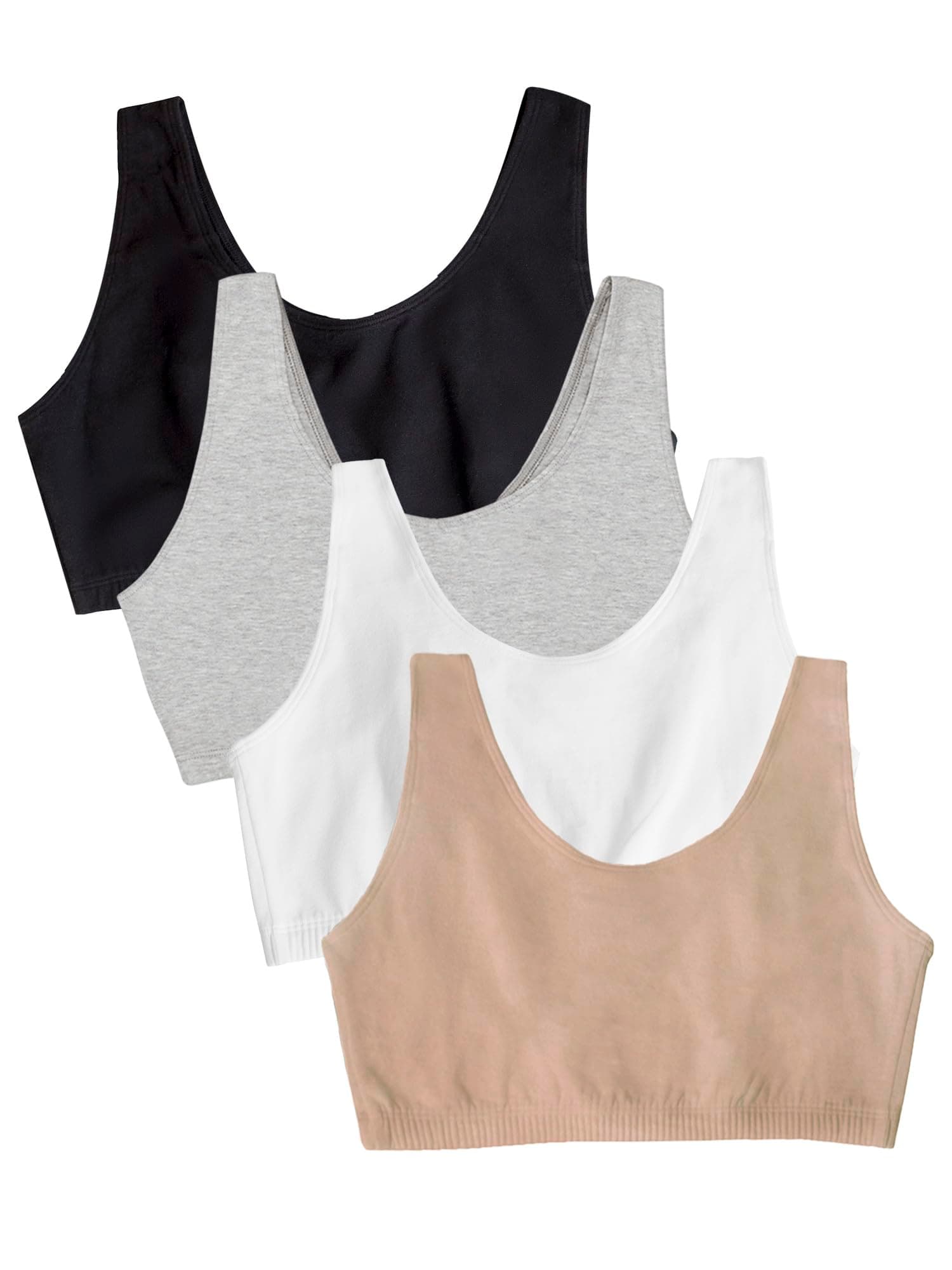 Women's Built Up Tank Style Sports Bra Value Pack