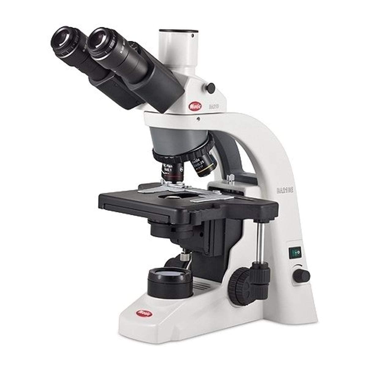 Motic 1100100402621 BA210E Trinocular Microscope with LED Lamp