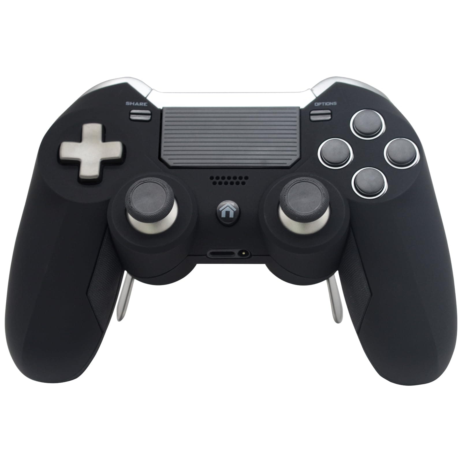 Mayfan Elite Controller Compatible for PS4,Dual Vibration Modded Game Wireless Controller with Back Paddles,Speaker and 3.5mm Audio Jack(TTRS)