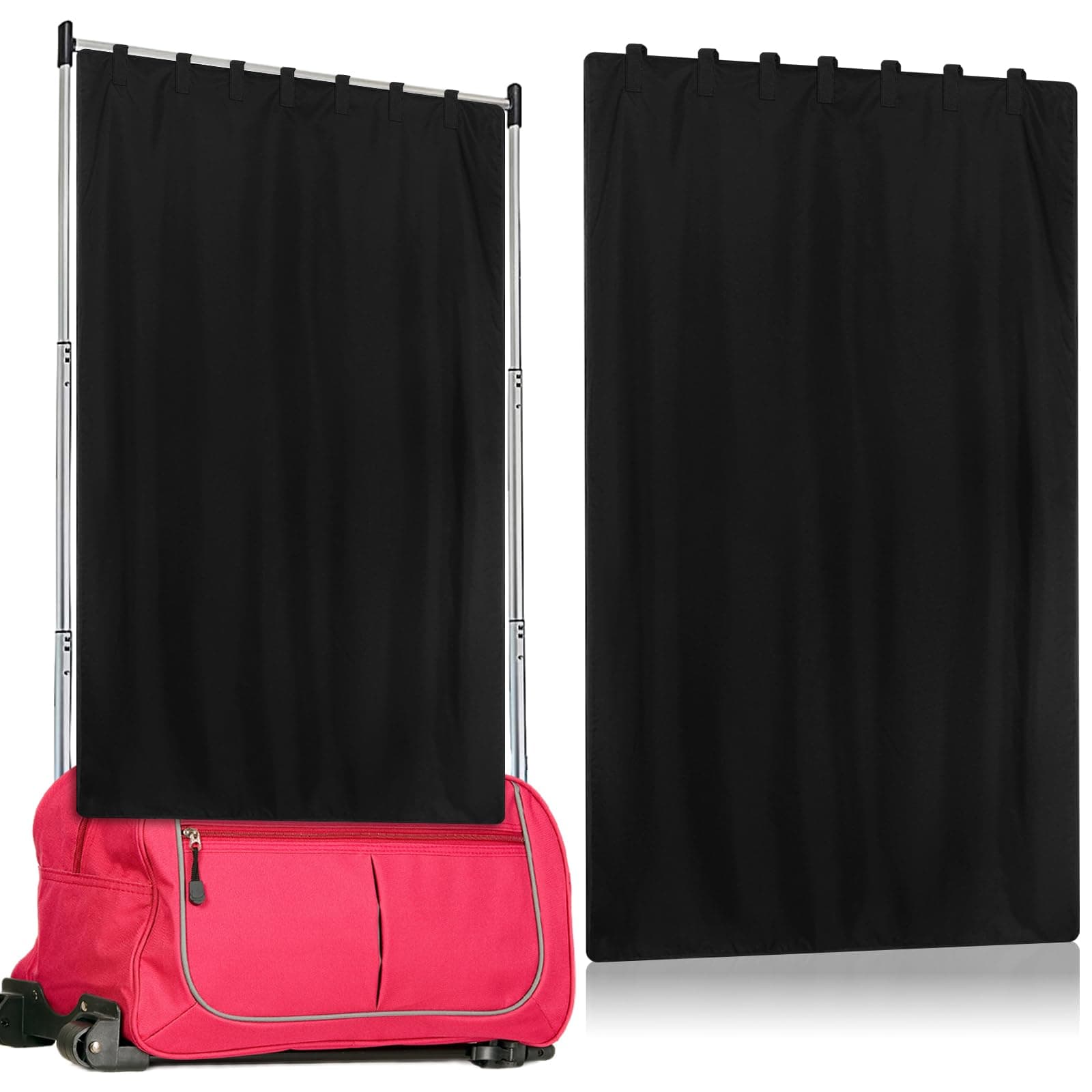 Privacy Curtain for Dance Bag Suitcase Portable Changing Room Privacy Curtain Without Rack Partition Screens for Dancer Backstage Accessories, Camping, Window Shades