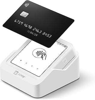 SumUp Solo Credit Card Payment Card Reader with Charging Station. Full Touch-Screen Interface with Free SIM Card and Mobile Data (SumUp Solo)