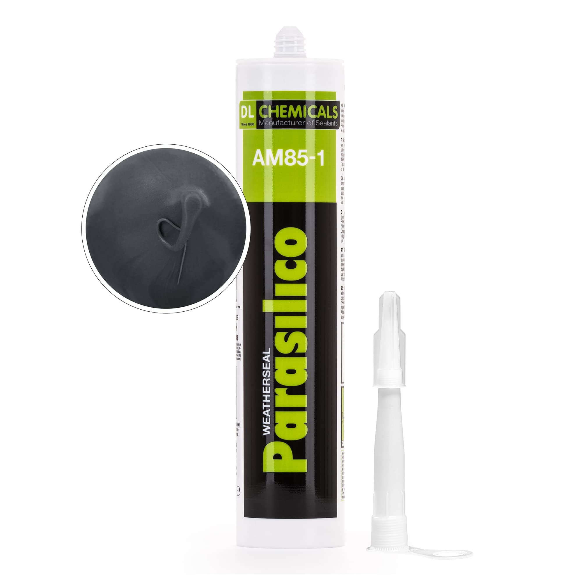Parasilico AM85-1 | RAL 7015 Slate Grey Silicone Sealant | LMN Mastic | 310ml | High-Quality Facade & Glazing Sealant