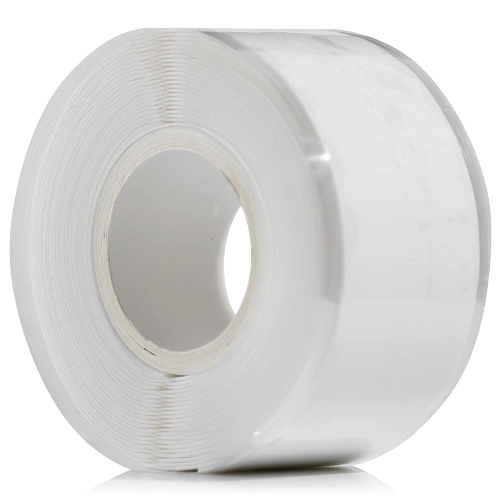 White Self-Amalgamating Tape - Waterproof Self-fusing Silicone Rubber for Plumbing, Leak Stop, Pipe Sealing, Hose Repair, and Electrical Insulation - 3m x 25mm