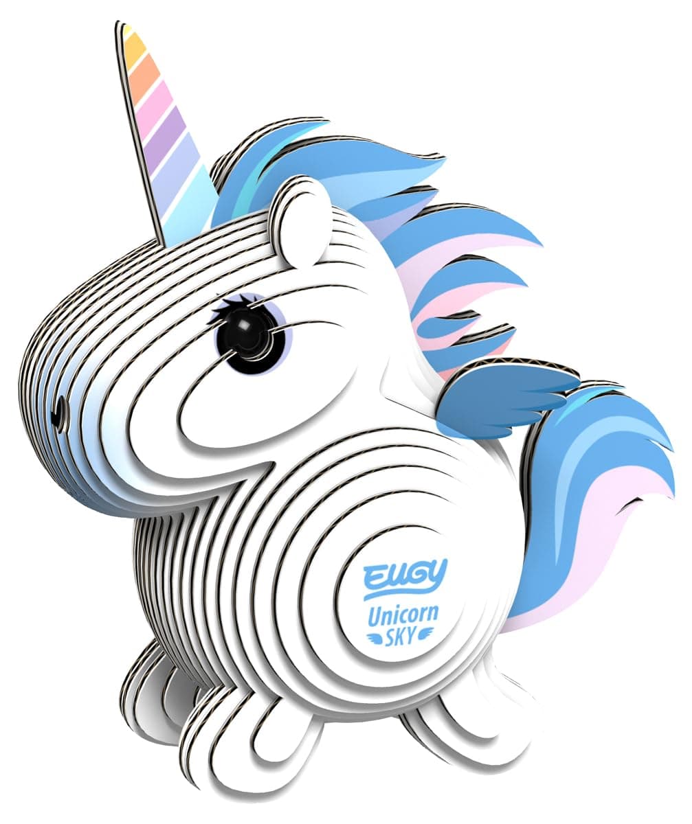 Unicorn Sky 3D Puzzle - 28 Piece Eco-Friendly Educational Toy Puzzle for Boys, Girls & Kids Ages 6+