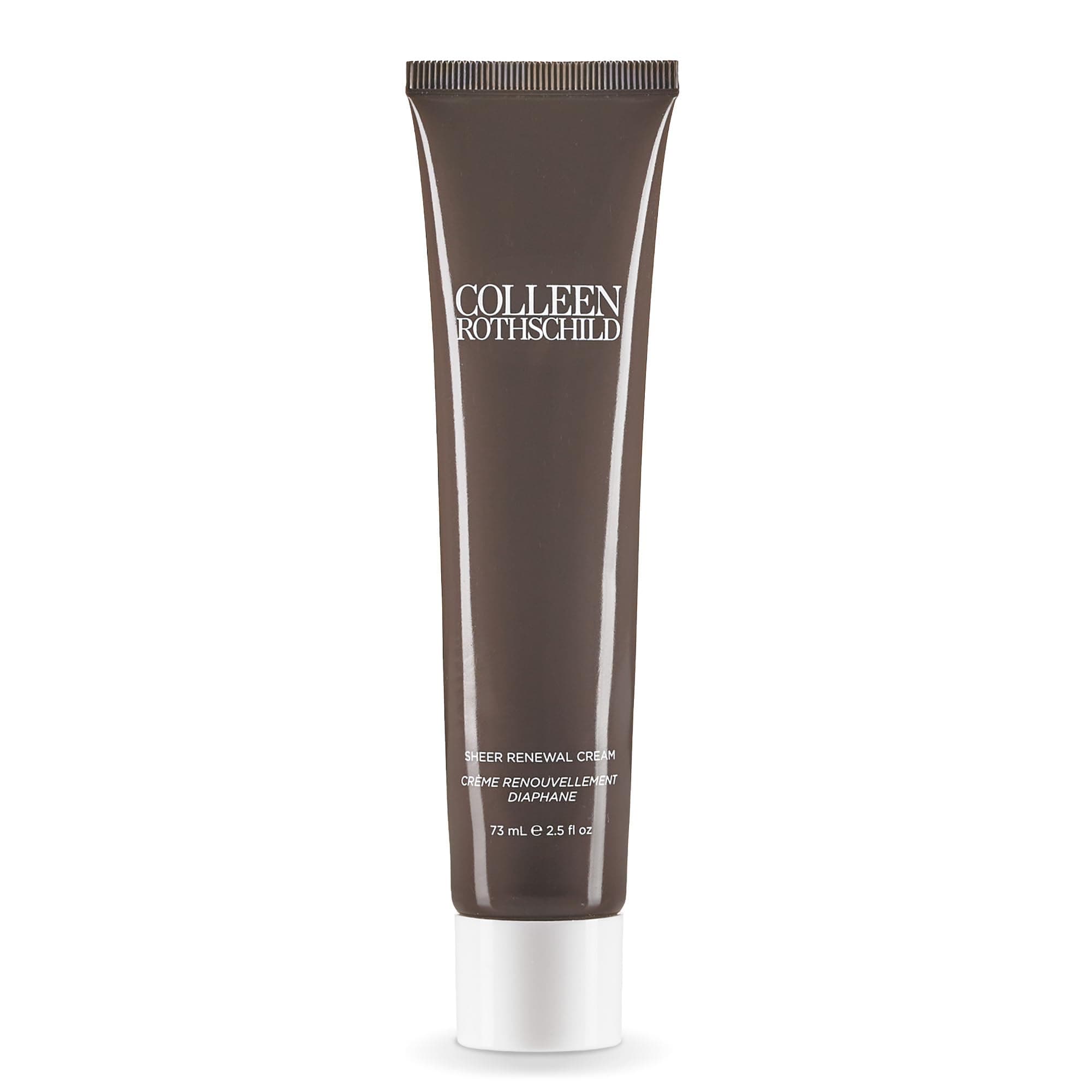 COLLEEN ROTHSCHILD Sheer Renewal Cream | Oil-free Formula | 24 Hour Weightless Hydration | Minimizes Appearance Of Wrinkles | Promotes New Cell Turnover | Powder Finish (2.5 fl oz)