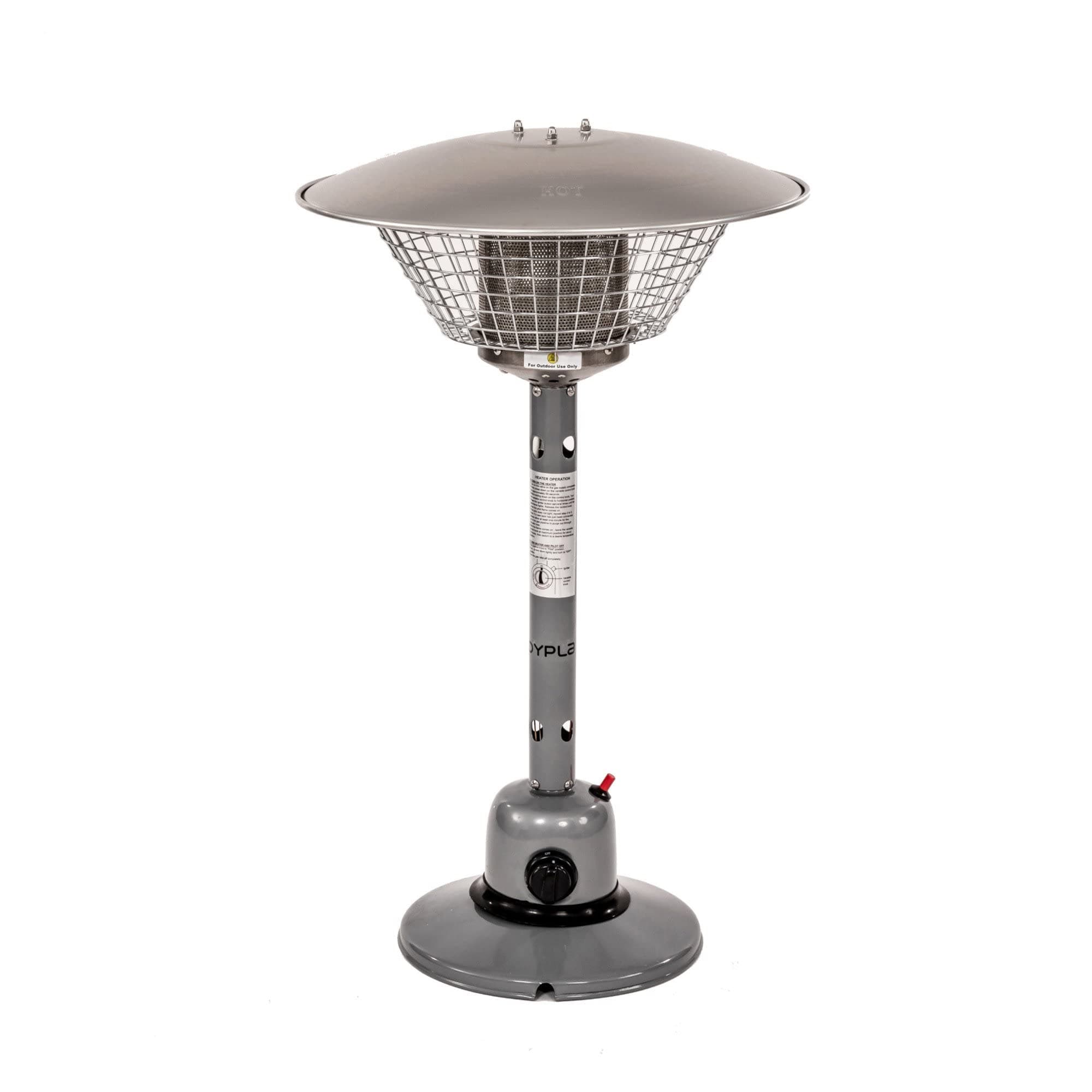 Oypla Table Top 4KW Outdoor Gas Patio Heater c/w Hose & Regulator