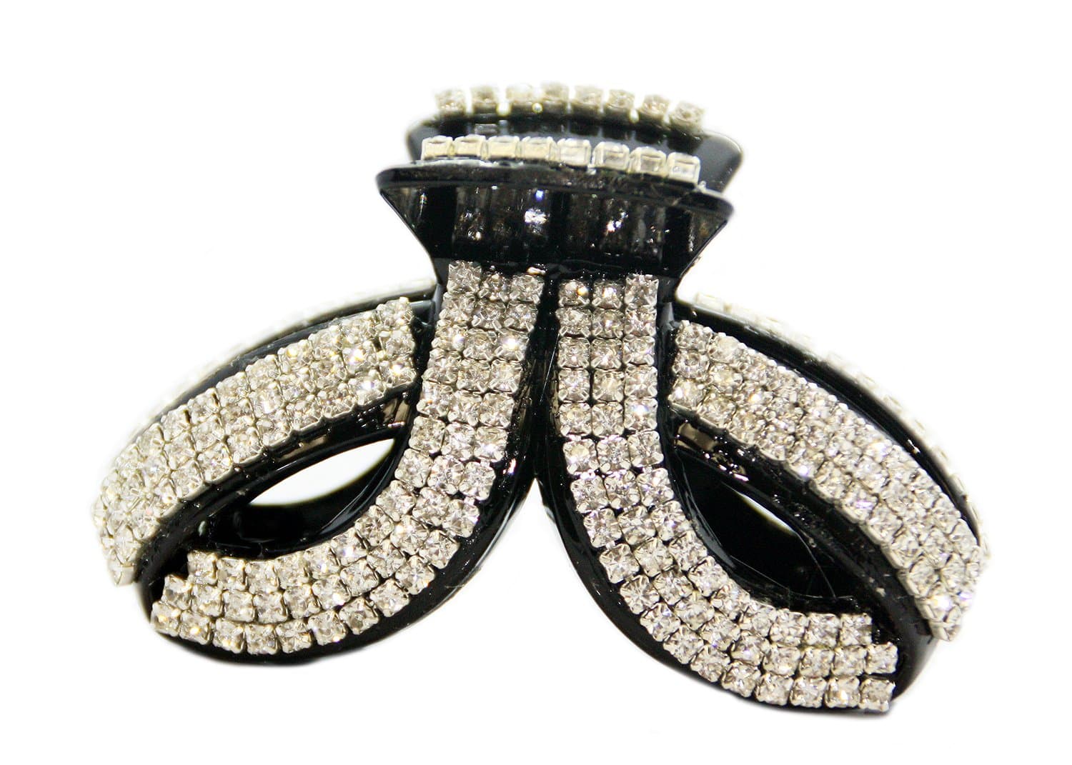 JCPeniel Large Twist Fancy Rhinestones Claw Clip Jaw Clips for Thick Hair