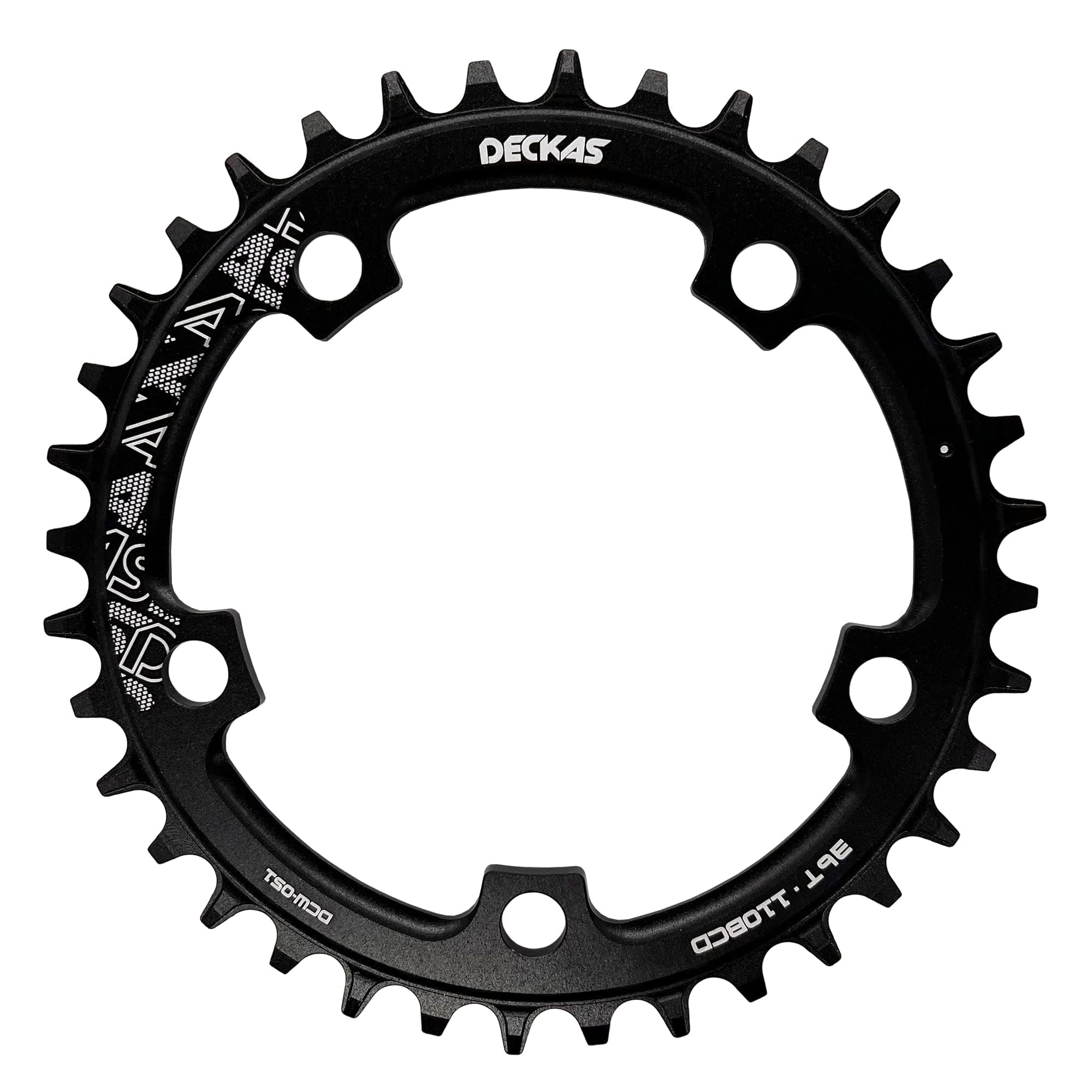 DECKASRound Chainring 110BCD 36T 38T 40T 42T 44T 46T 48T 50T 52T Narrow Wide Chainring for 7 to 12 Speed Chains