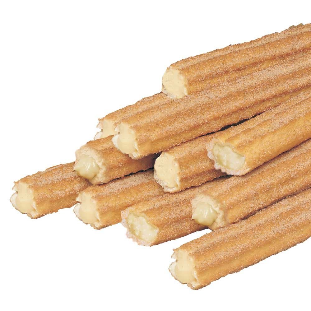 J and J Snack Tio Pepes Bavarian Creme Churro, 1.7 Ounce -- 100 per case.